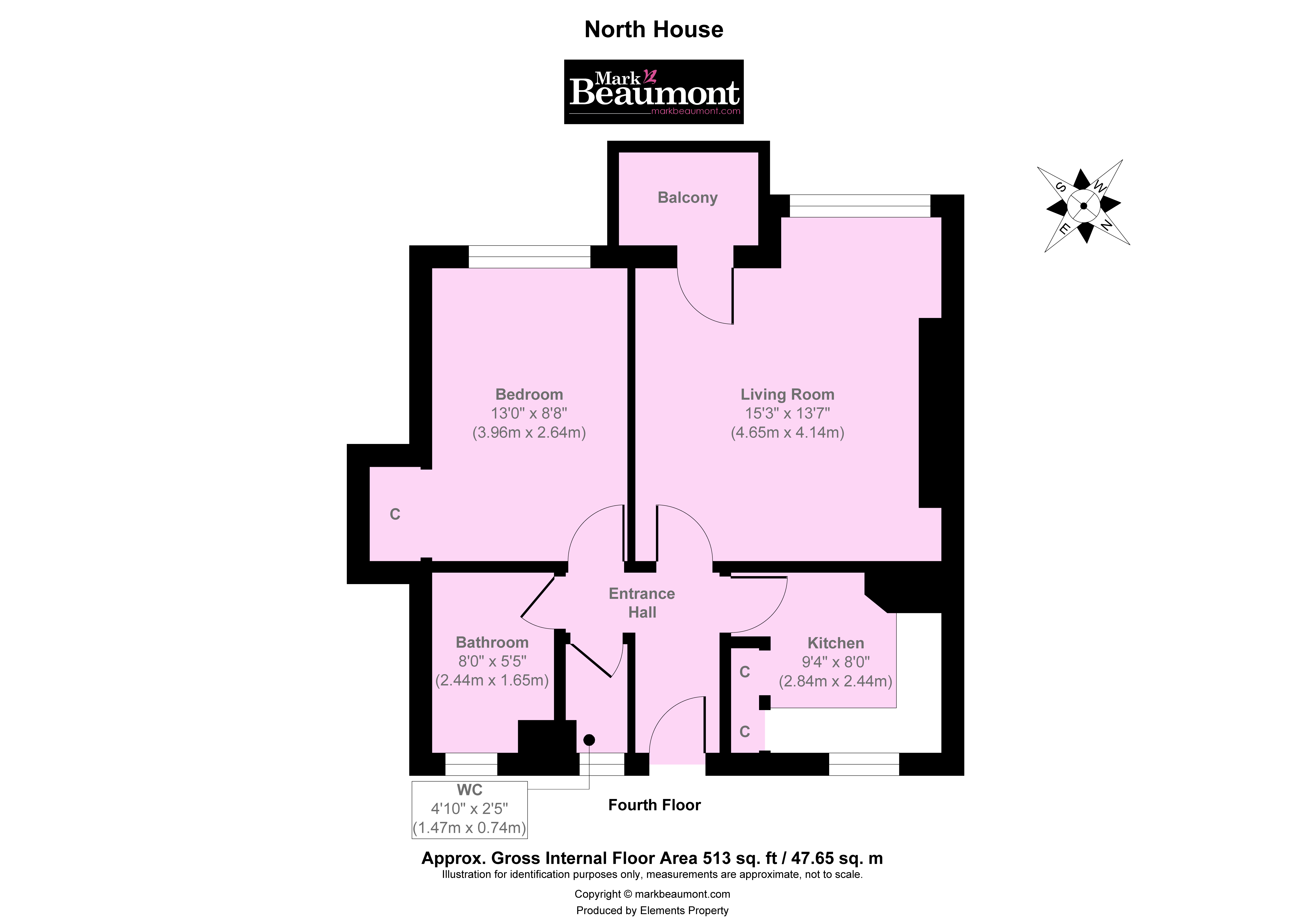 37 North House, Grove Street, Deptford floorplan