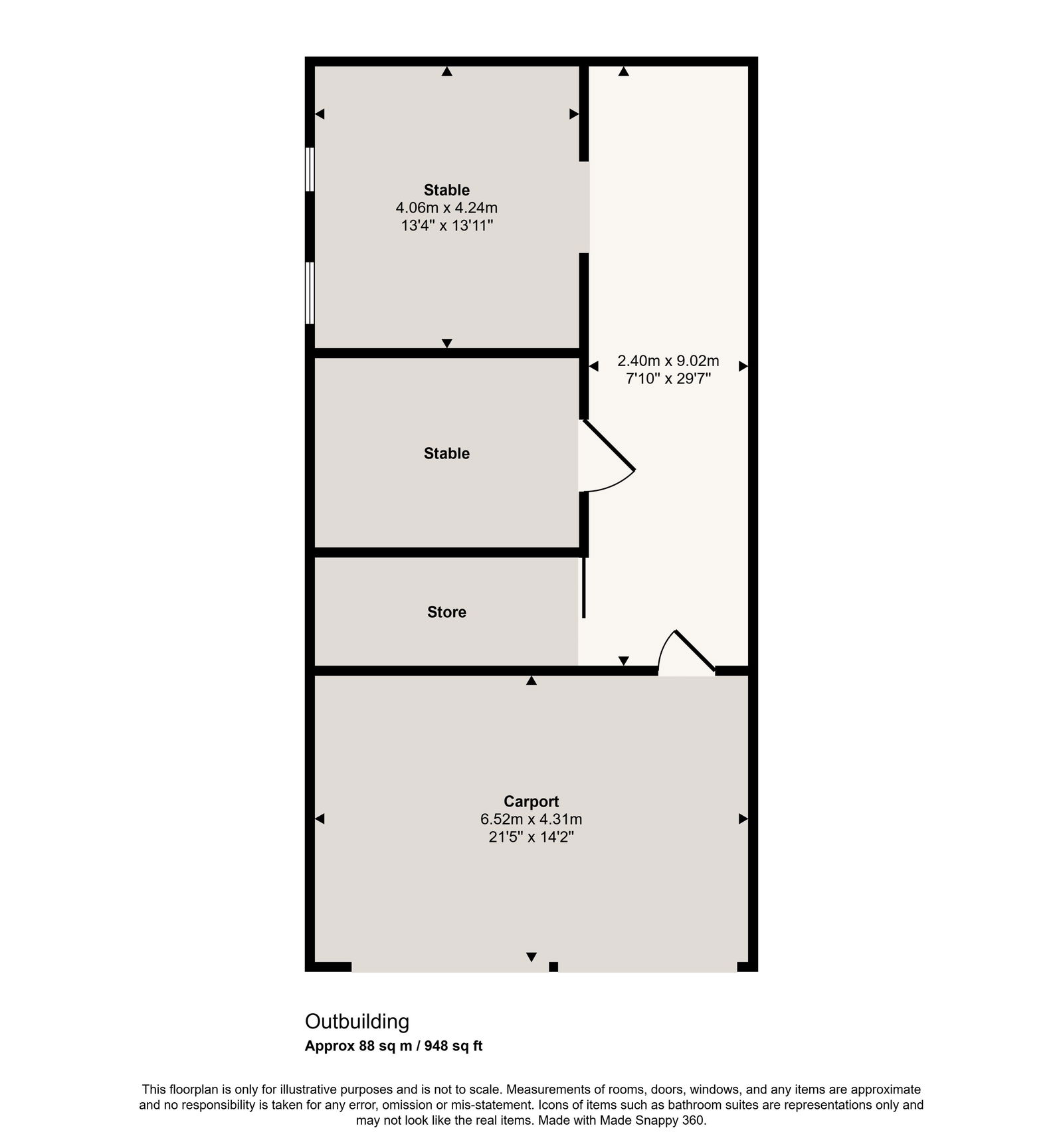 Down House Farm,The Parlour, Mill Hill Lane, Tavistock floorplan