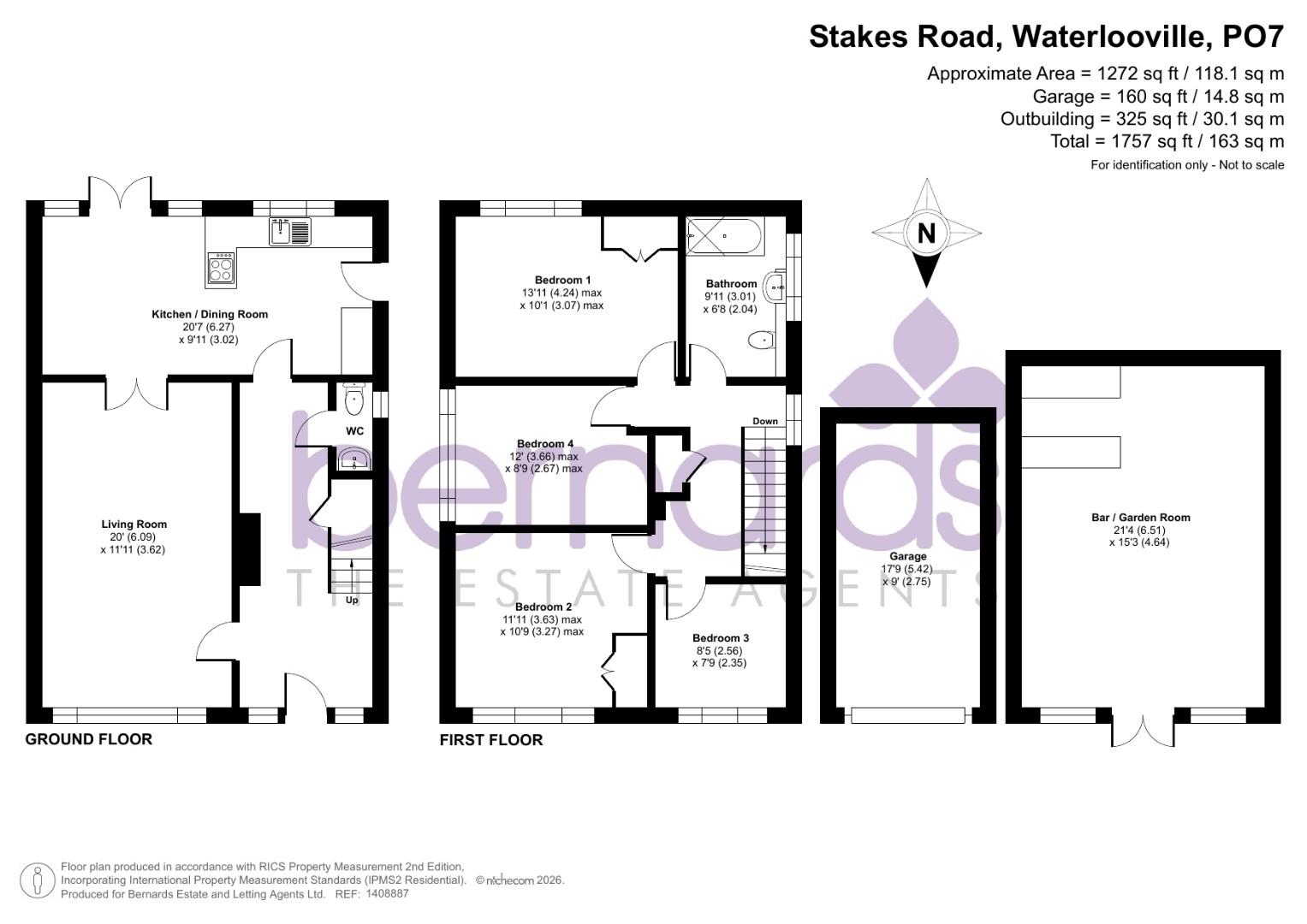 64b, Stakes Road, Waterlooville floorplan