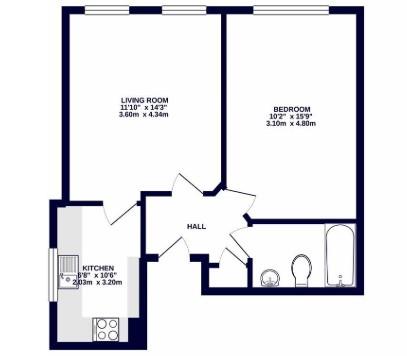 Flat 4, Flat 4, Churchill Court, Roxeth Green Avenue Harro, Harrow floorplan