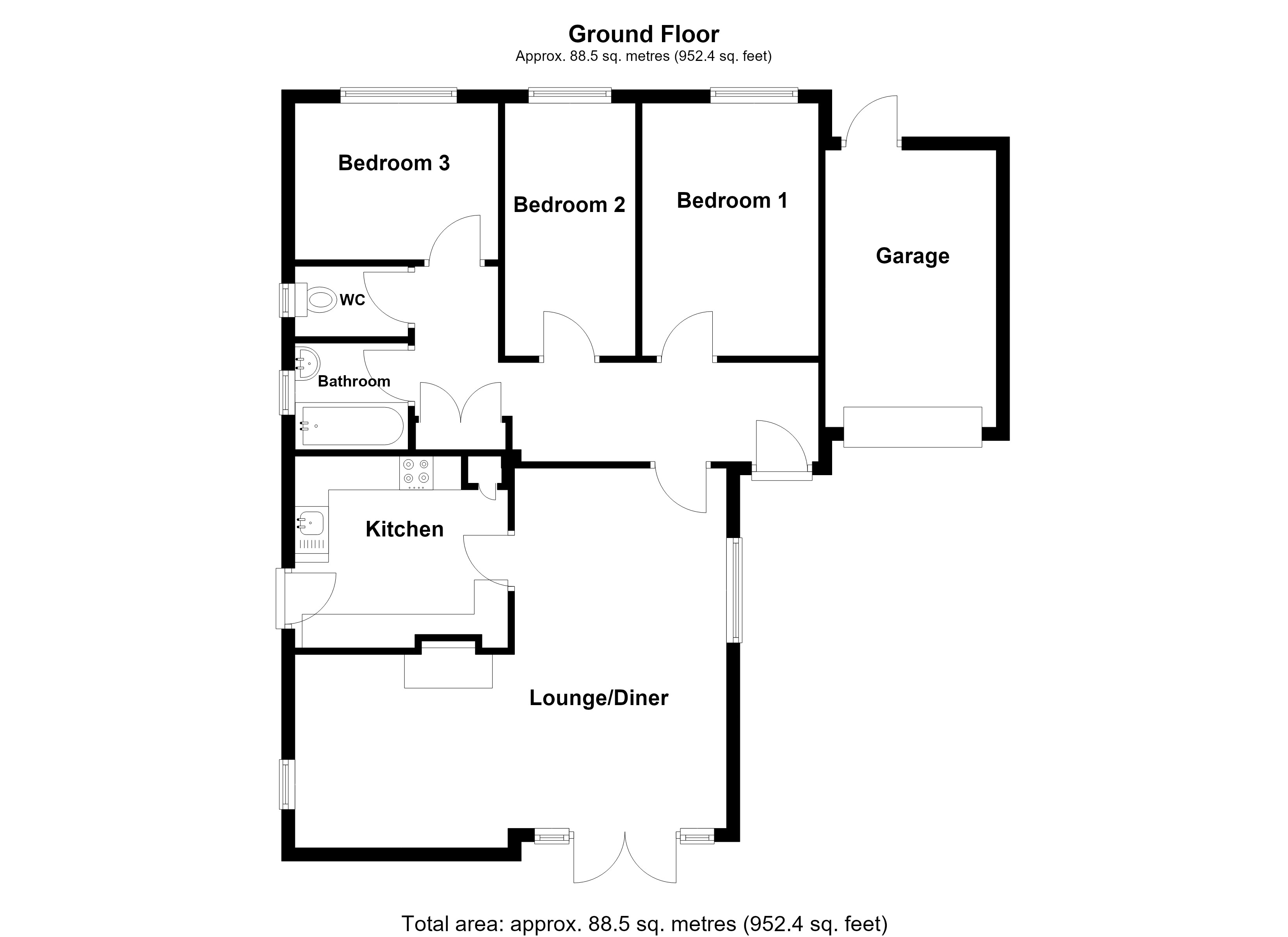 26, Buddleia Drive, Lincoln floorplan