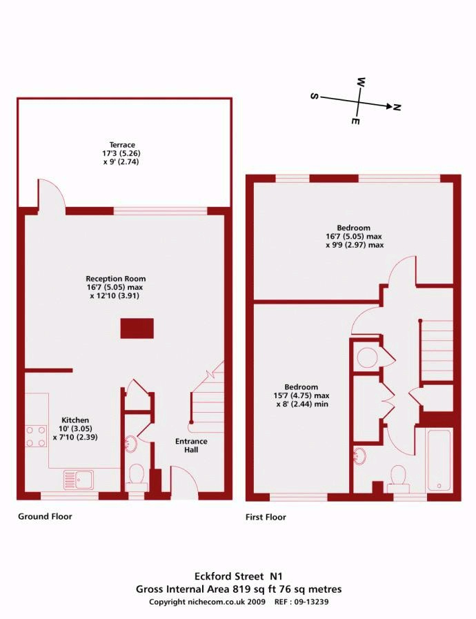 2 Bedrooms Flat to rent in Eckford Street, Islington, London N1