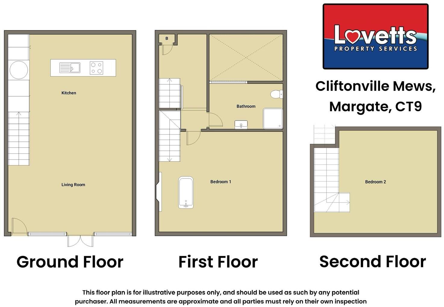 2, Cliftonville Mews, Margate floorplan
