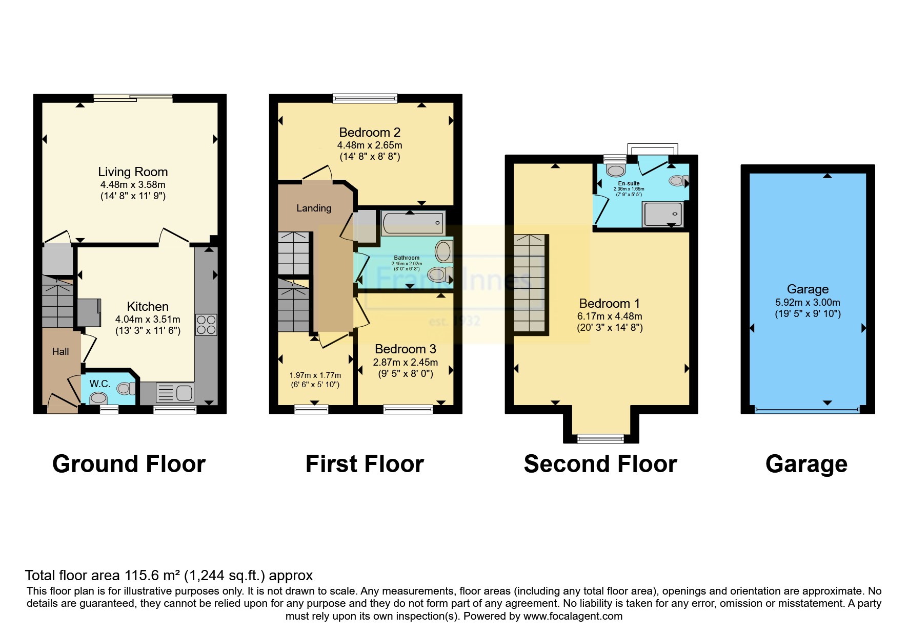10, Piggott Avenue, Nottingham floorplan
