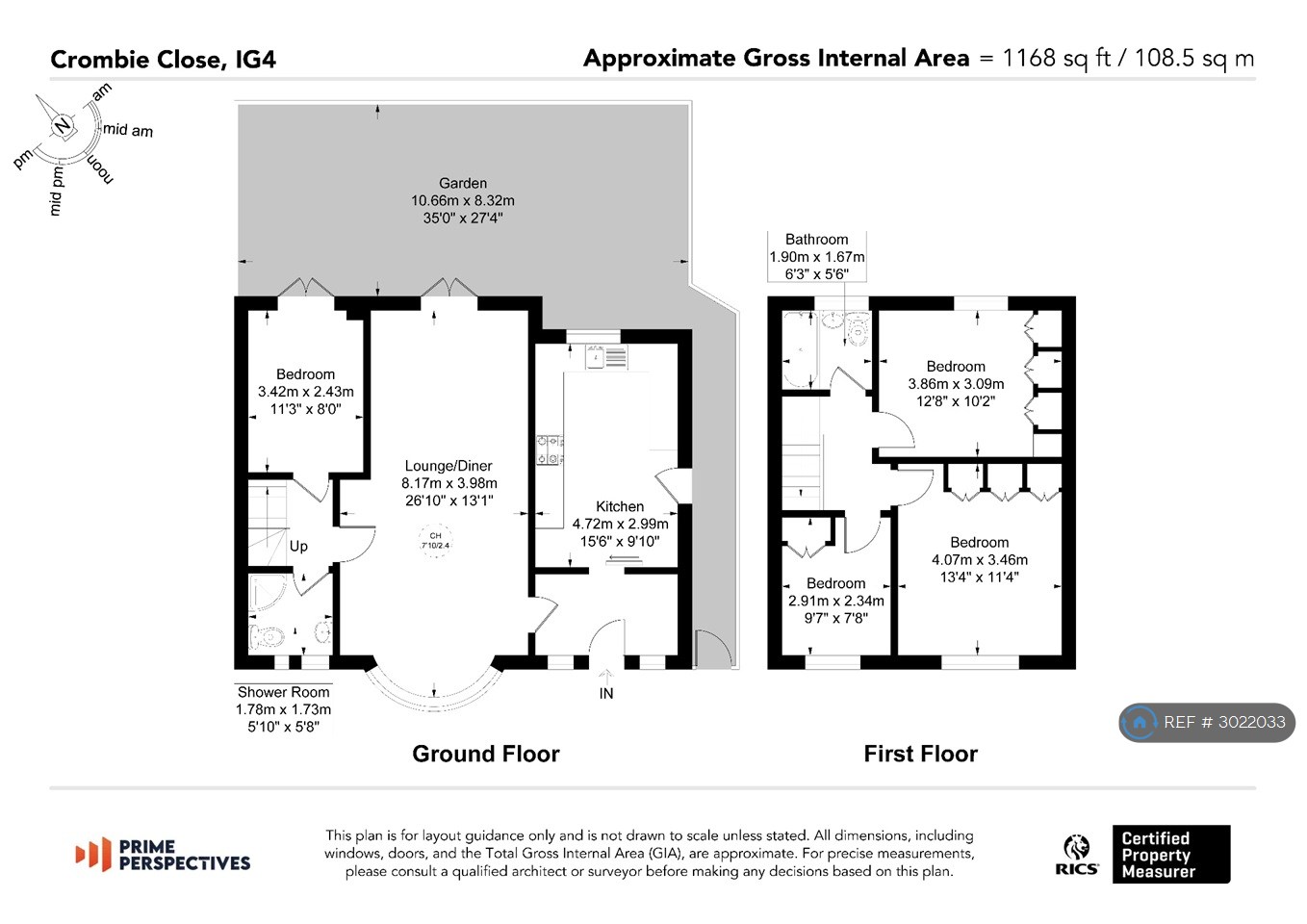 Crombie Close, Gants Hill, Ilford floorplan