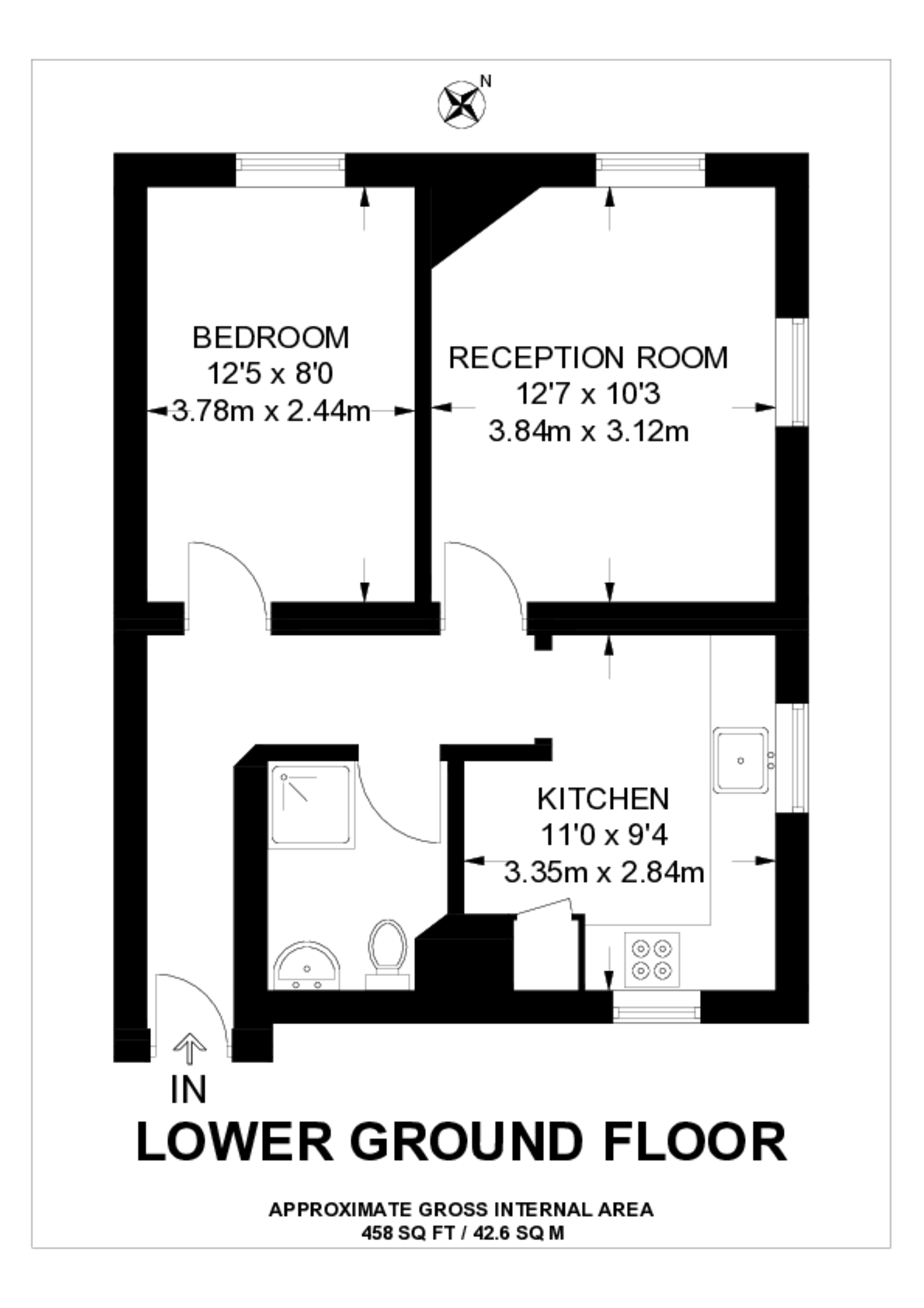 Newcastle House, Marylebone floorplan
