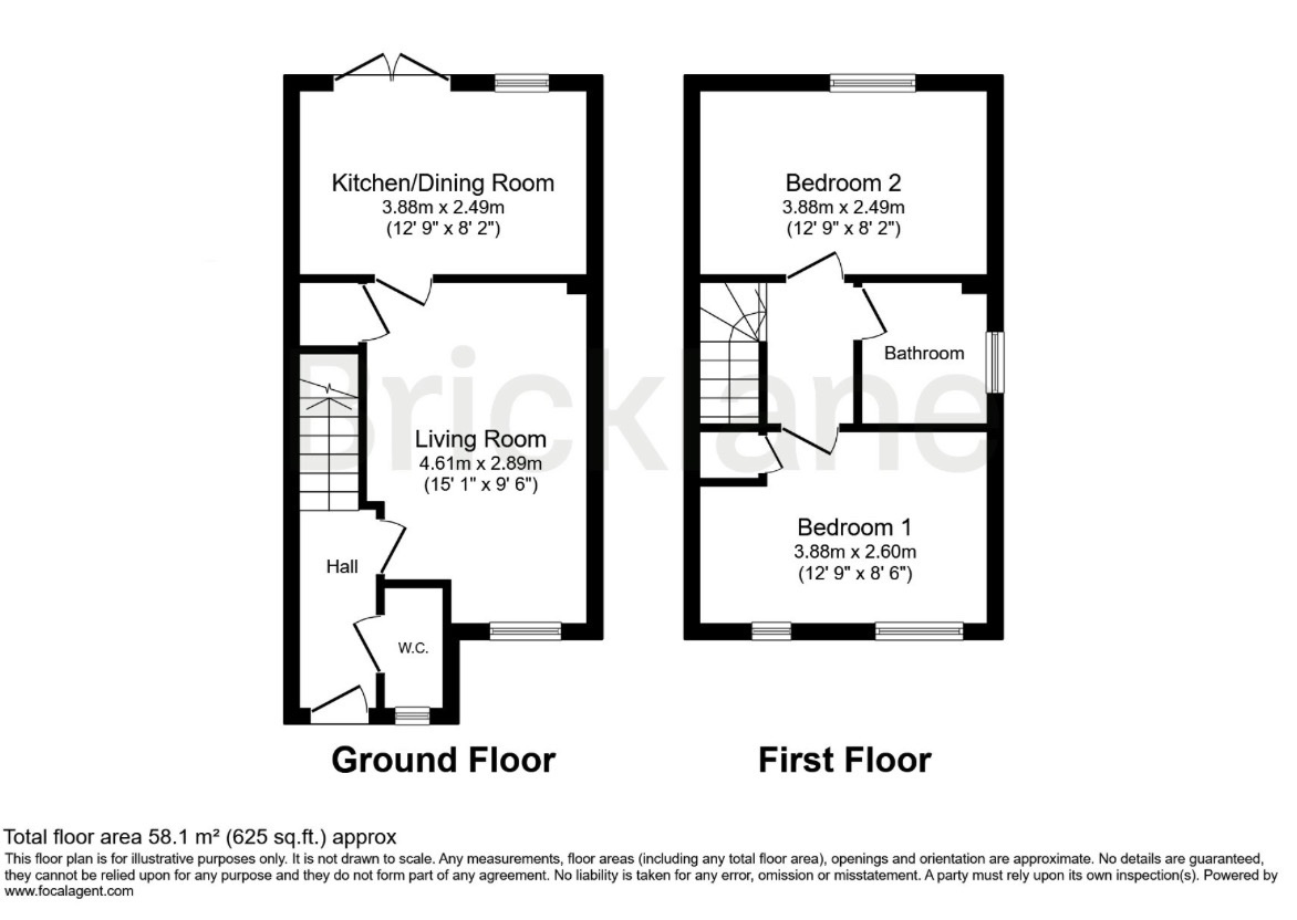 6, Dana Close, Corby floorplan