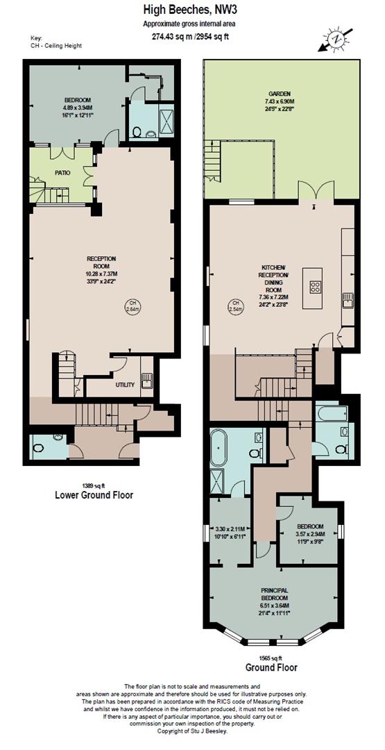 West Heath Road, Hampstead floorplan