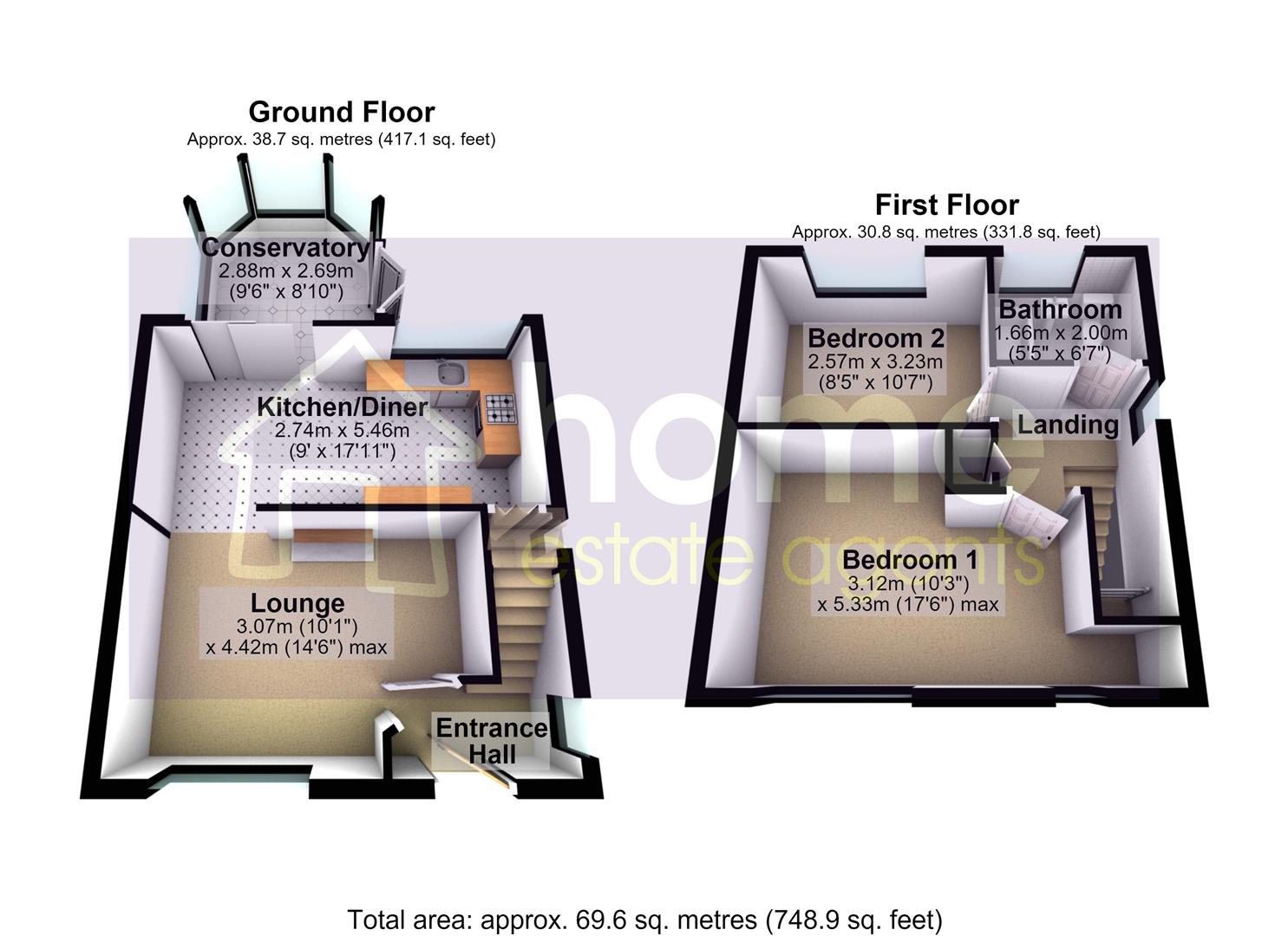 58, Hazelhurst Road, Ashton-Under-Lyne floorplan