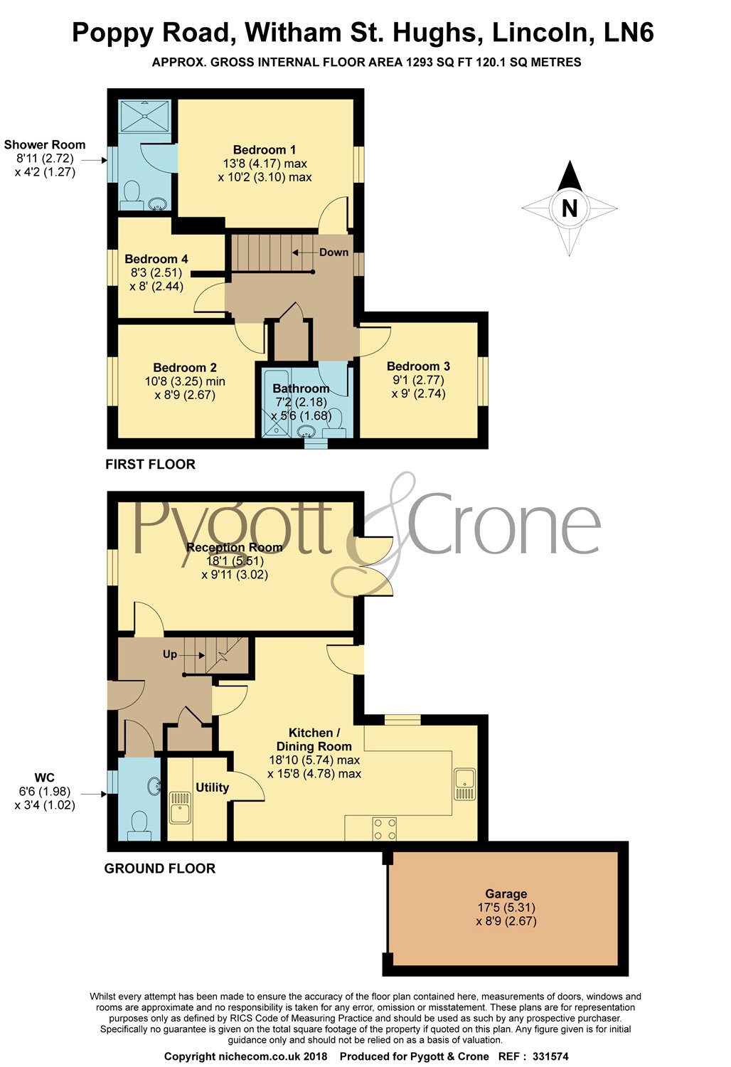 4 Bedrooms Detached house for sale in Poppy Road, Witham St Hughs LN6