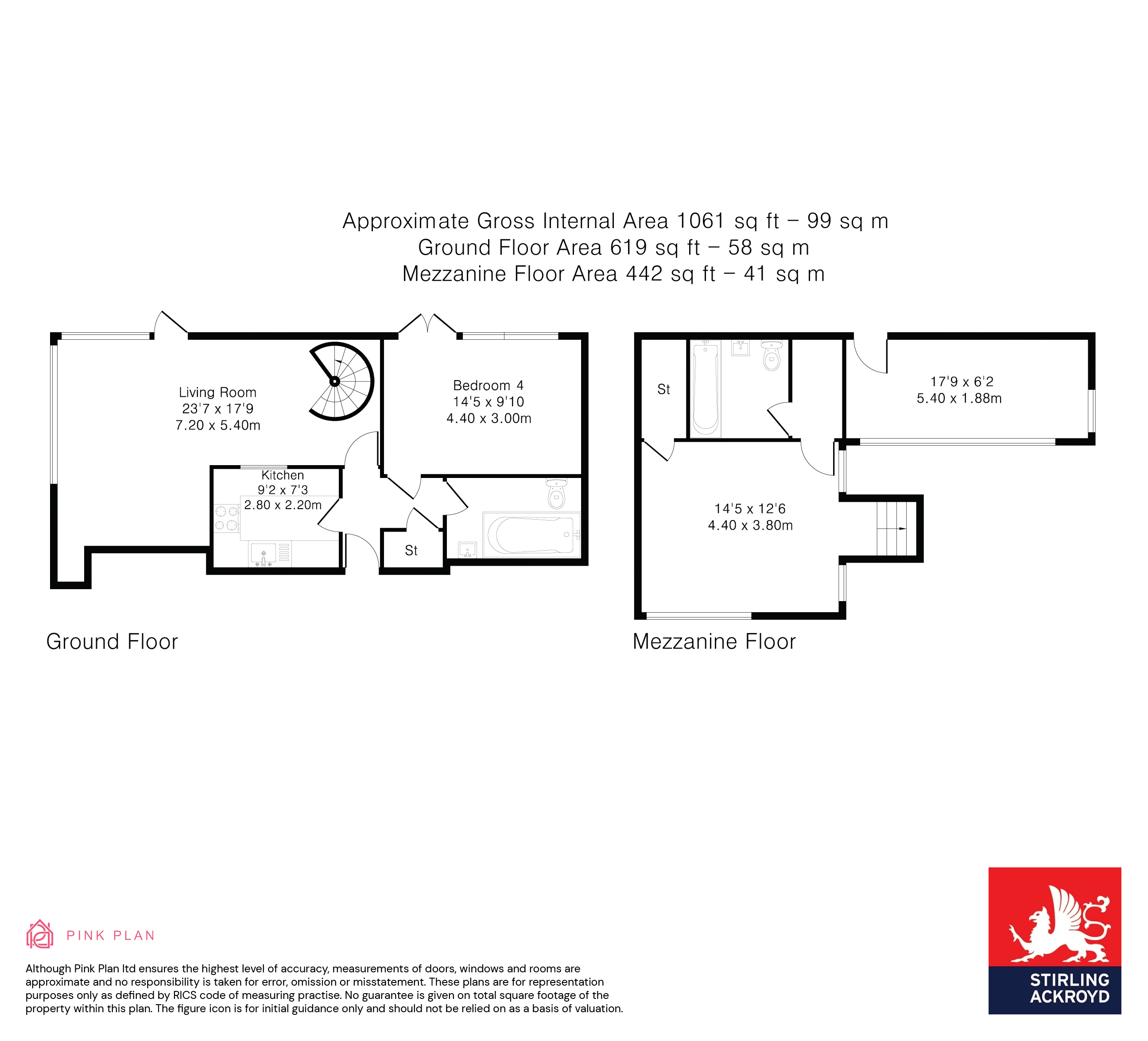 Curtain Road, London floorplan