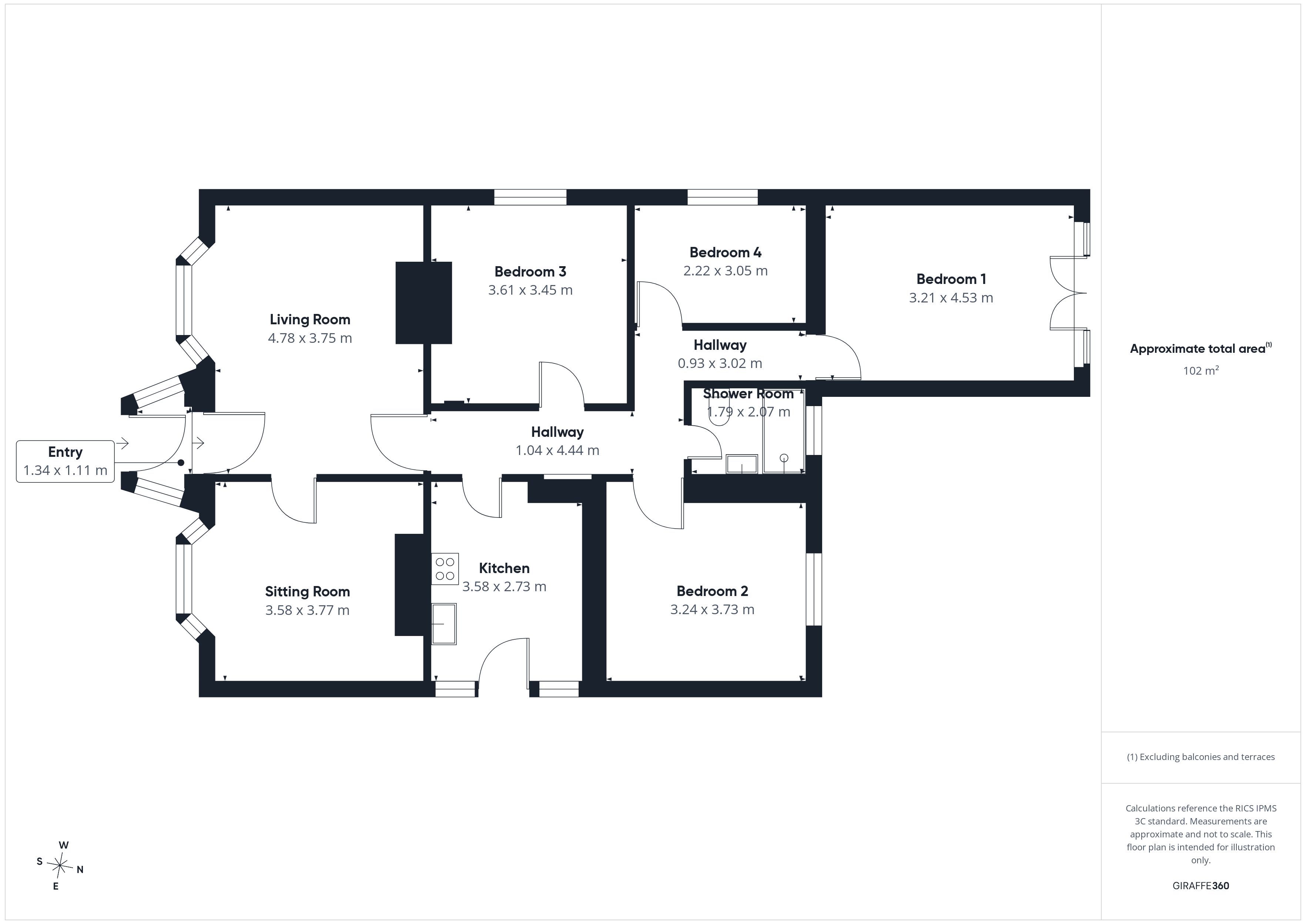 West Road, Cumbria floorplan