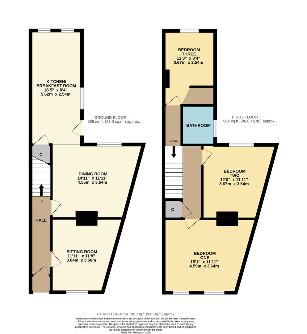 1, Park Terrace, Chippenham floorplan