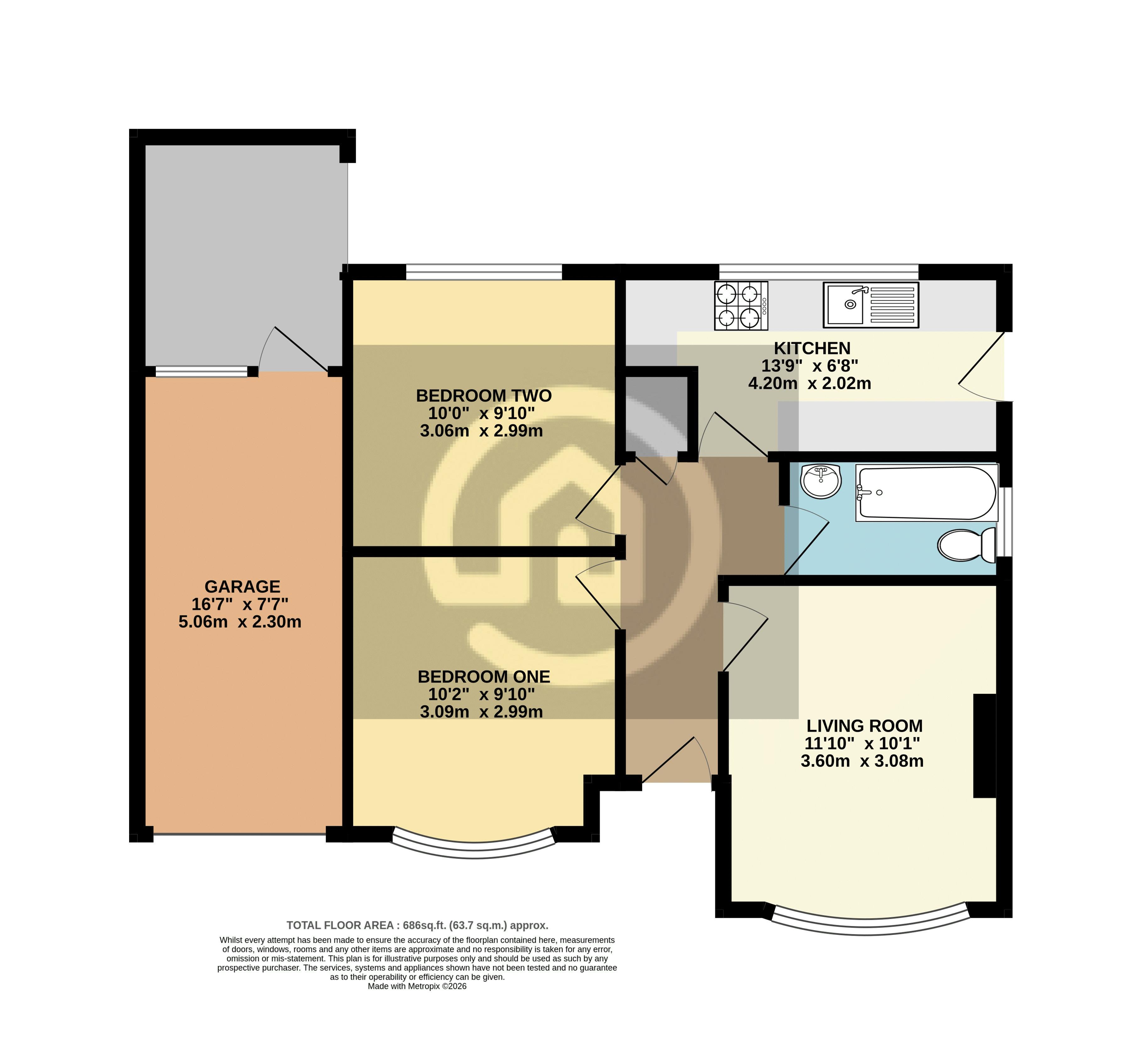 11, Court Lane, Bedford floorplan