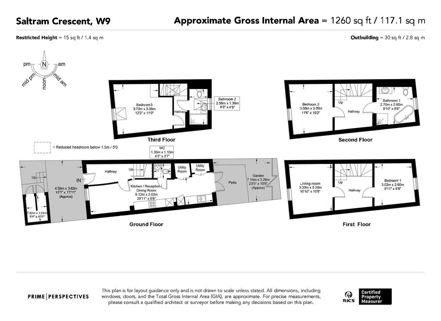 31A, Saltram Crescent, London floorplan