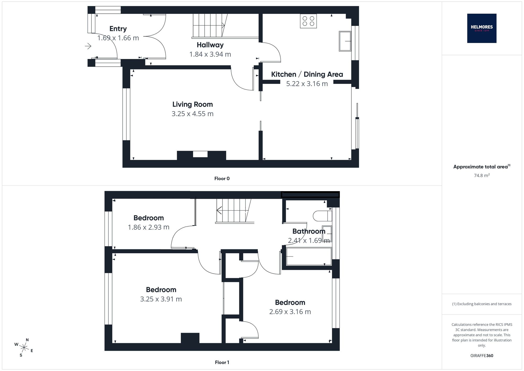 11 Barn Park, Crediton floorplan