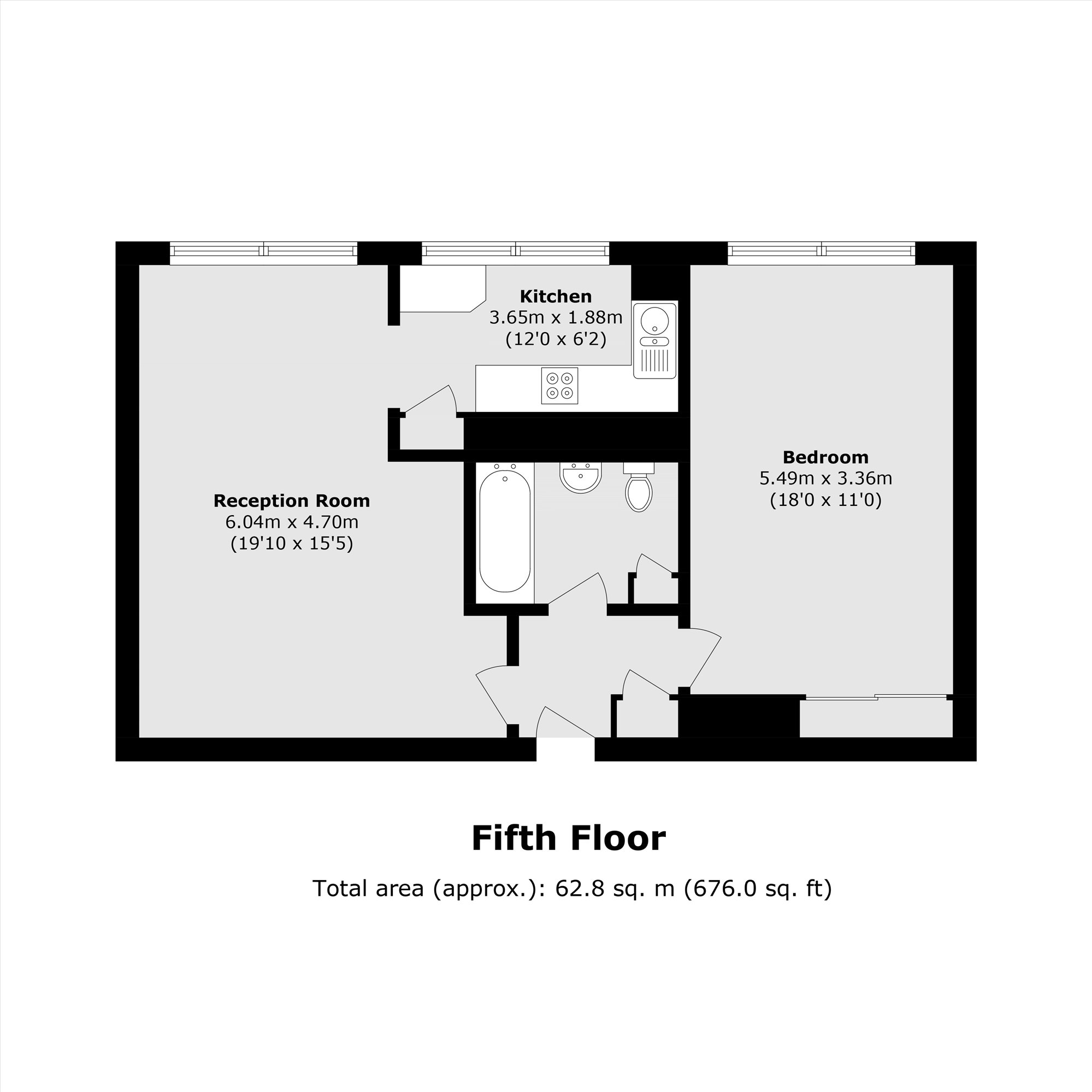 Flat 10, Christchurch House, Caxton Street, London floorplan