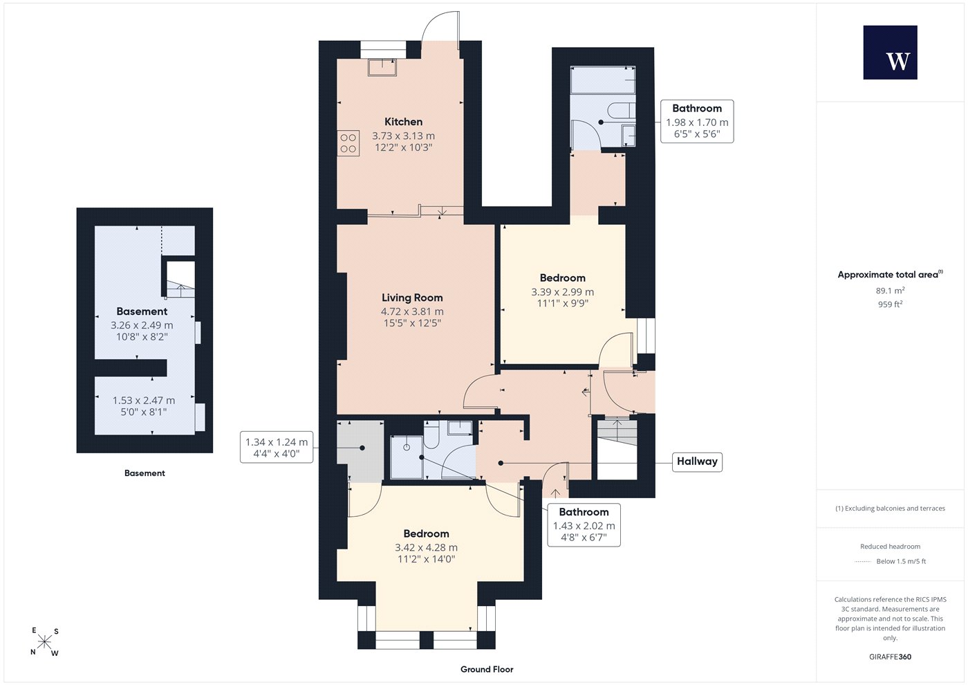Barrow Road, London floorplan