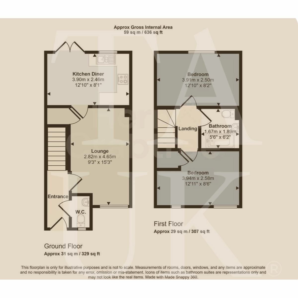 Church Road, Cardiff CF3 floorplan