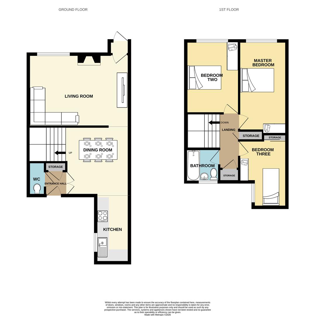 44, Wimbish End, Basildon floorplan