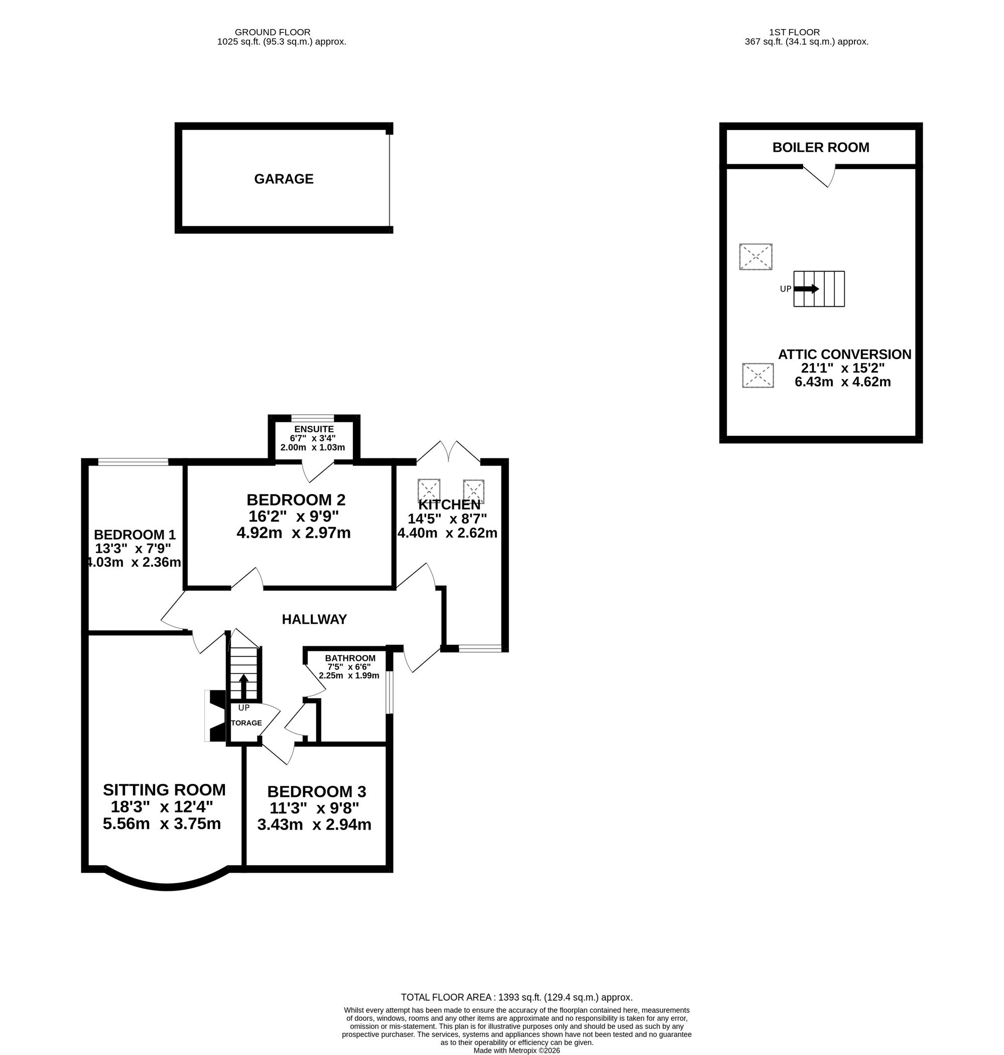 2 Bala Grove, Stoke-On-Trent floorplan