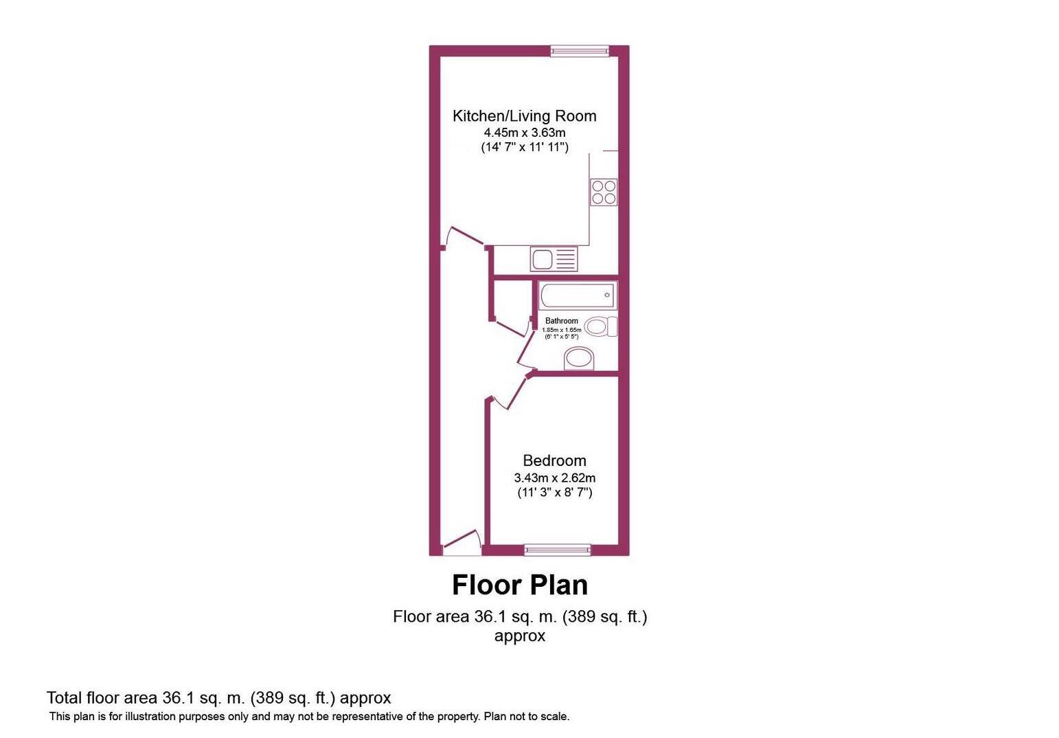 115 Corporation Street, Manchester floorplan