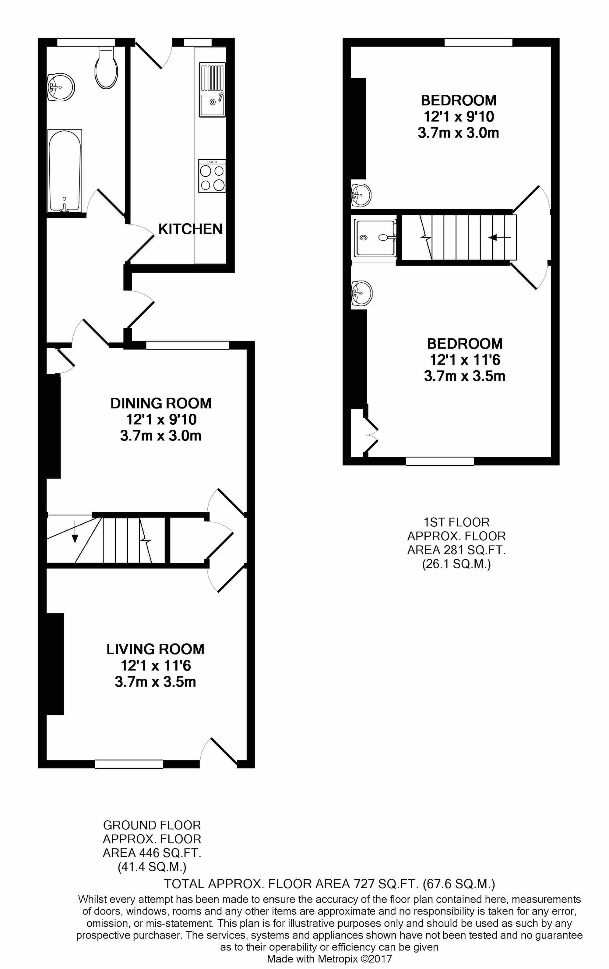 140 Worplesdon Road, Guildford floorplan