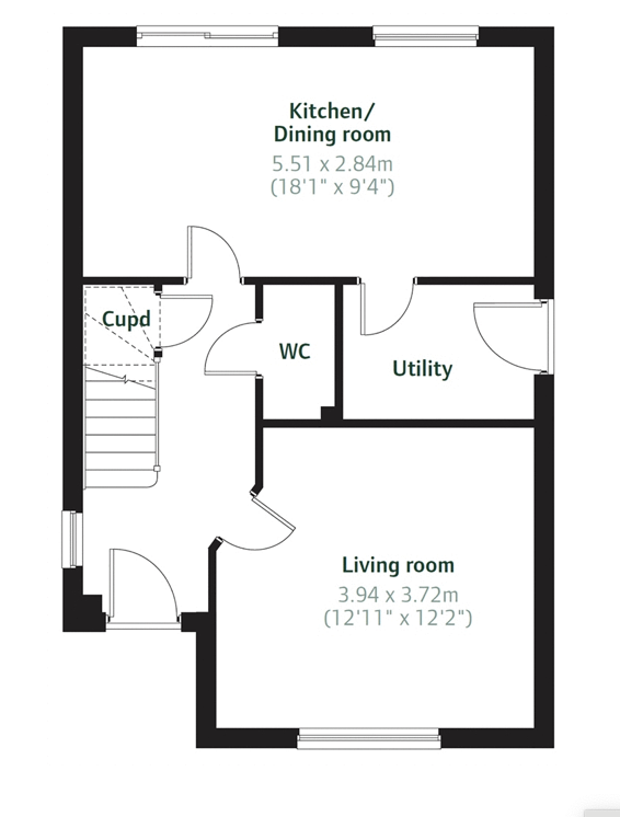 25, Chaffinch Drive, Loughborough floorplan