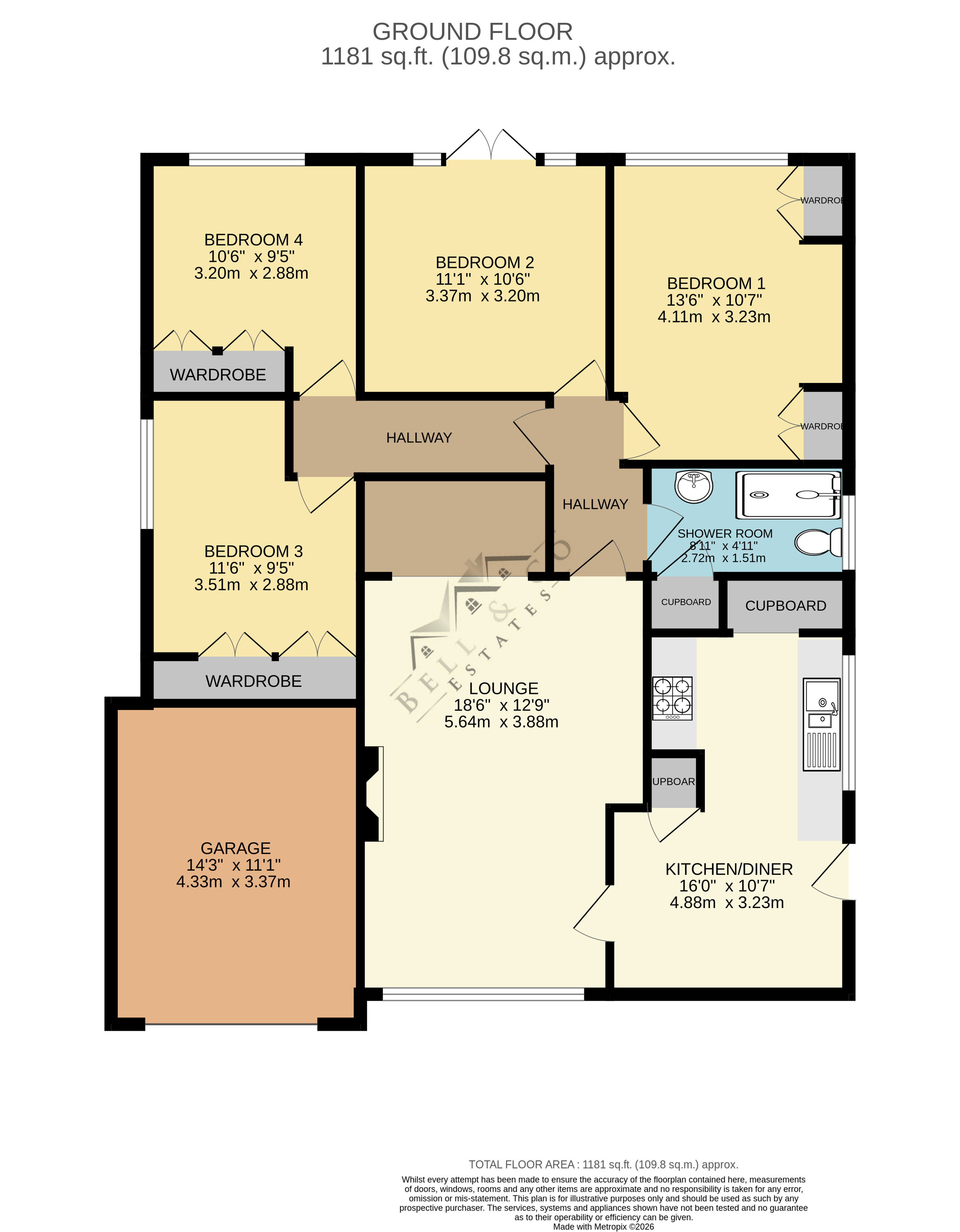 Netherthorpe Way, Sheffield floorplan