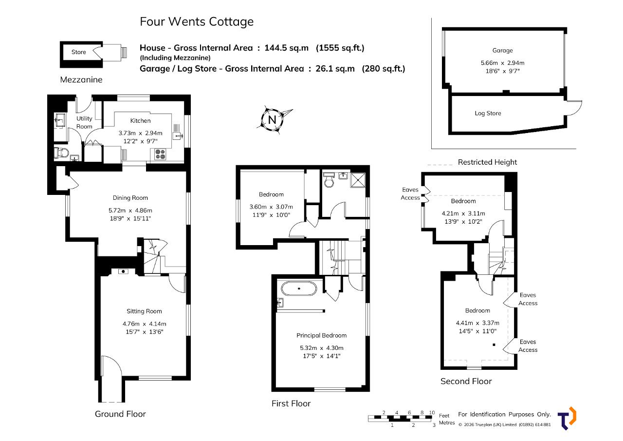 Four Wents Cottage, Water Lane, Hawkhurst floorplan