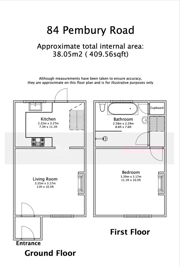 84, Pembury Road, Tonbridge floorplan