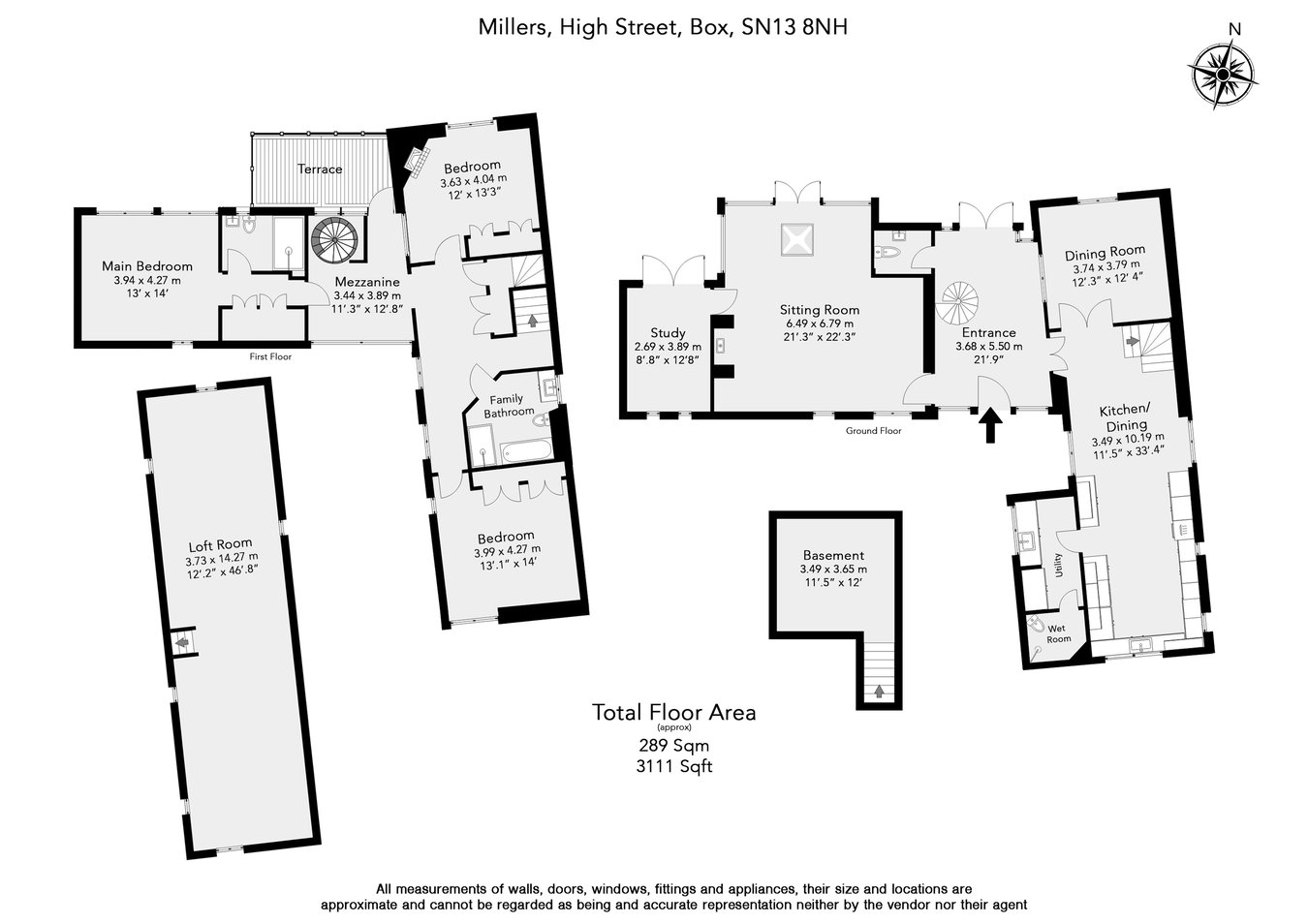 Millers, High Street, Box floorplan