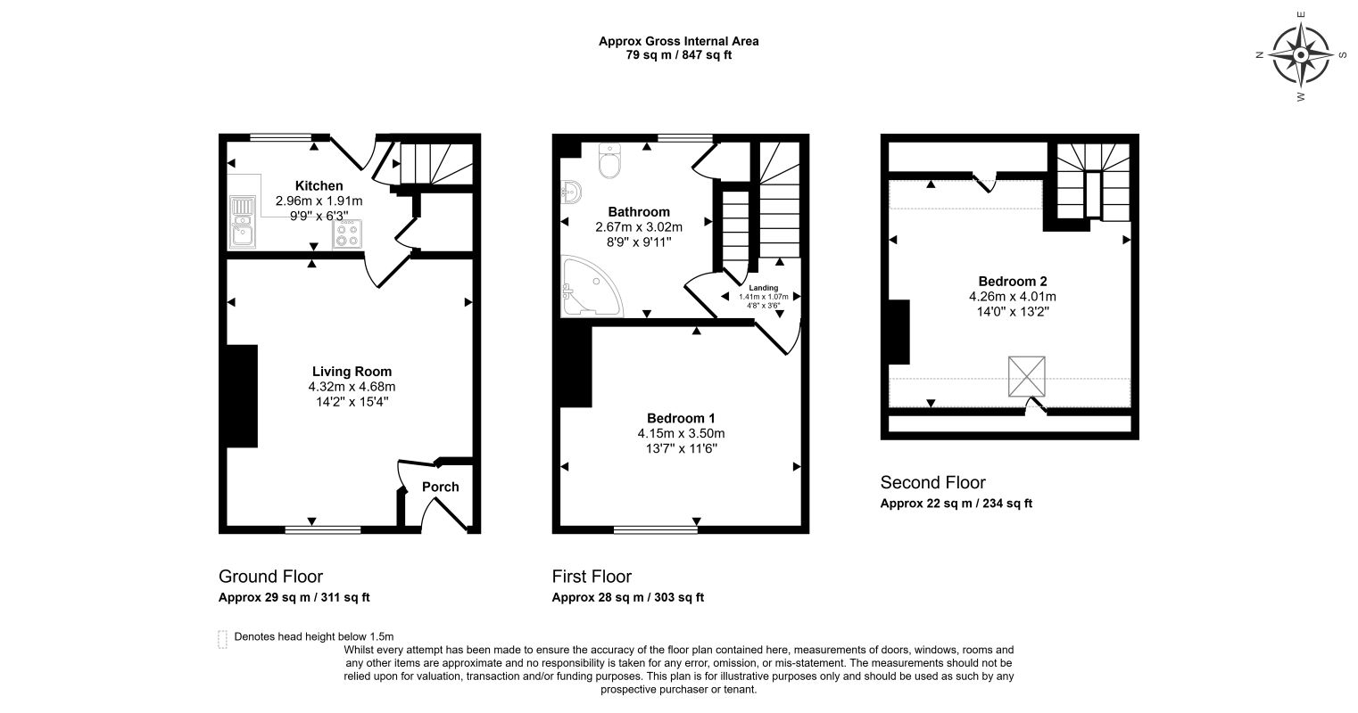 16, Brassey Terrace, Bradford floorplan