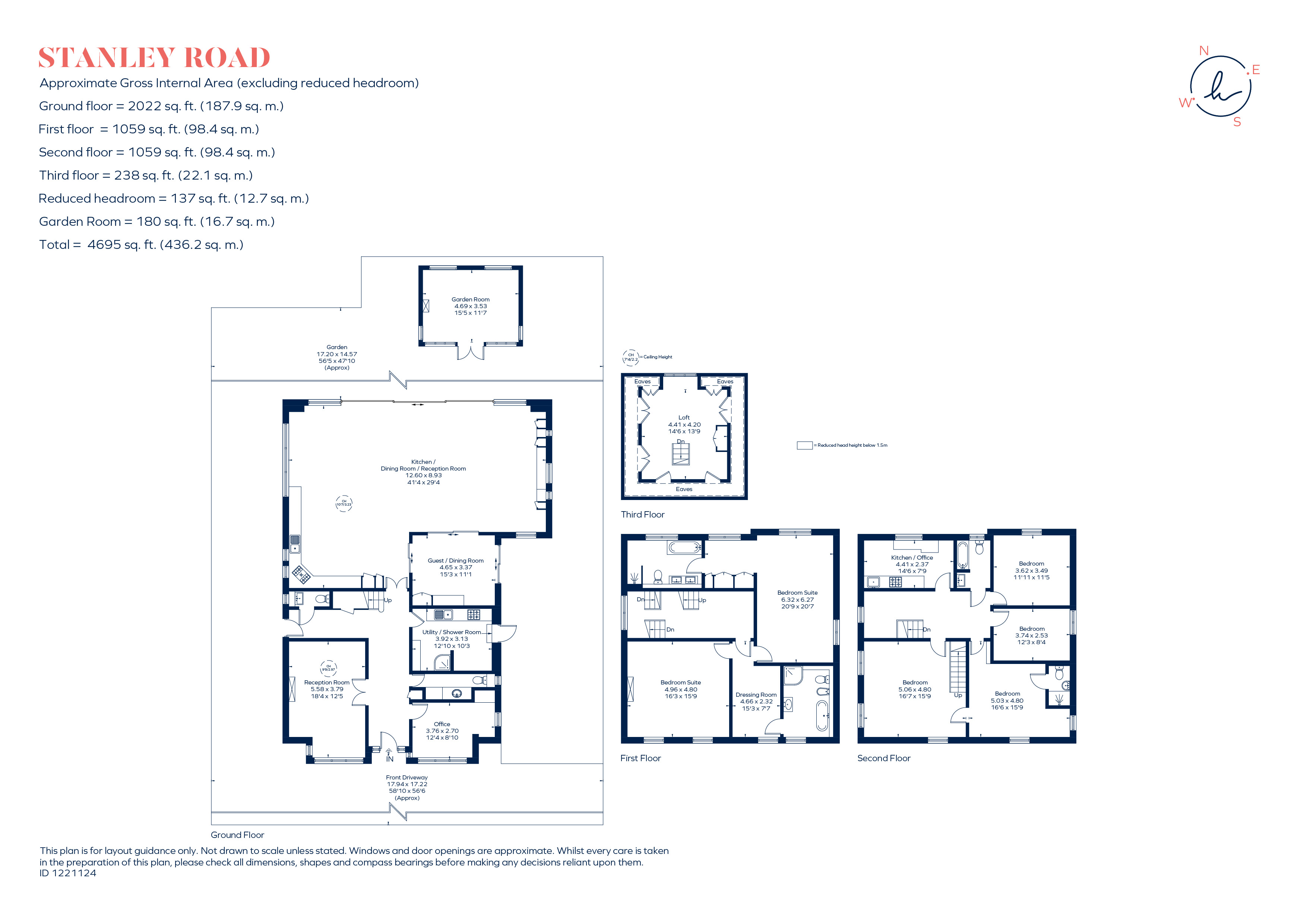 68, Stanley Road, Teddington floorplan