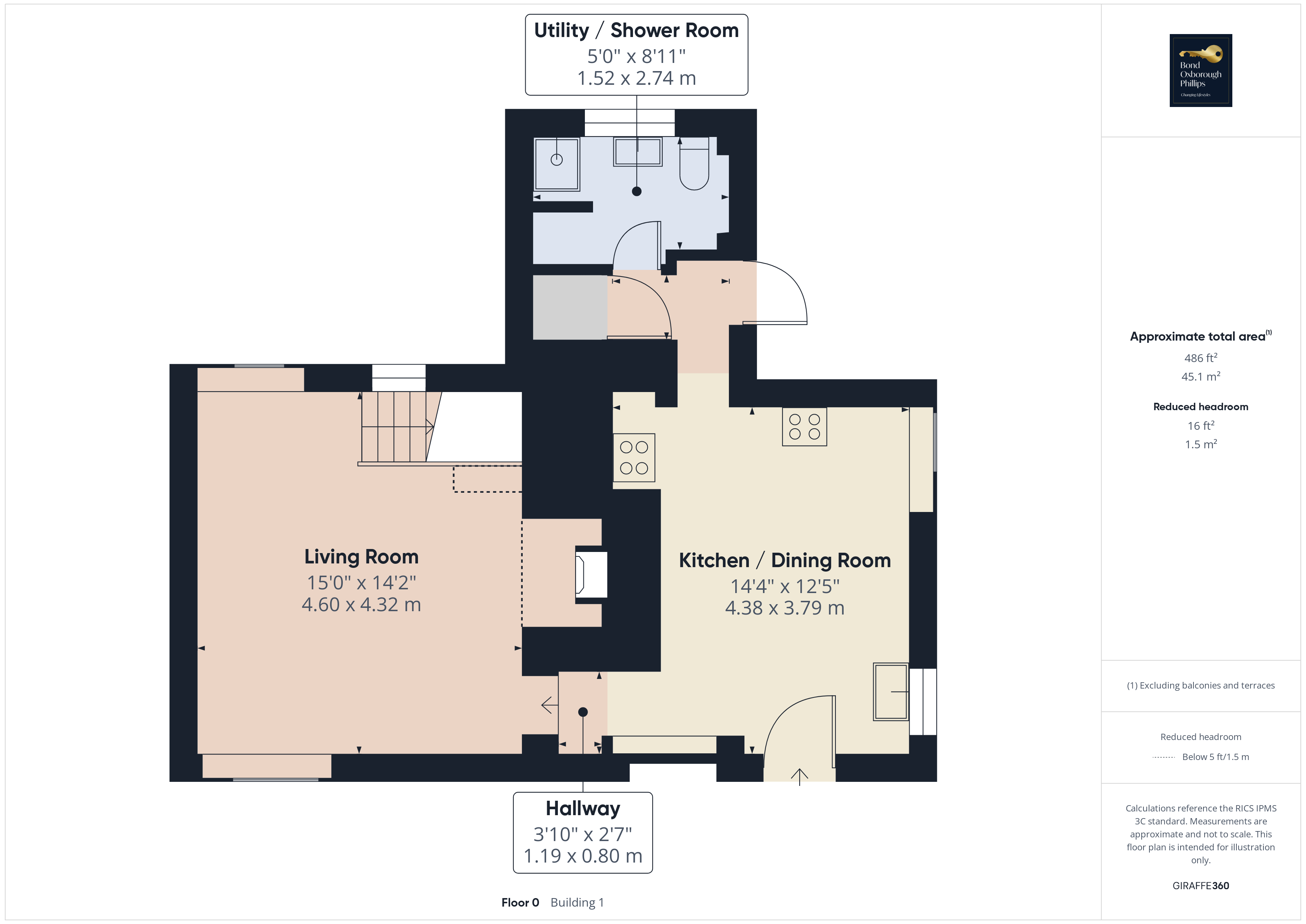 Eworthy Cottage,, Eworthy, Beaworthy floorplan