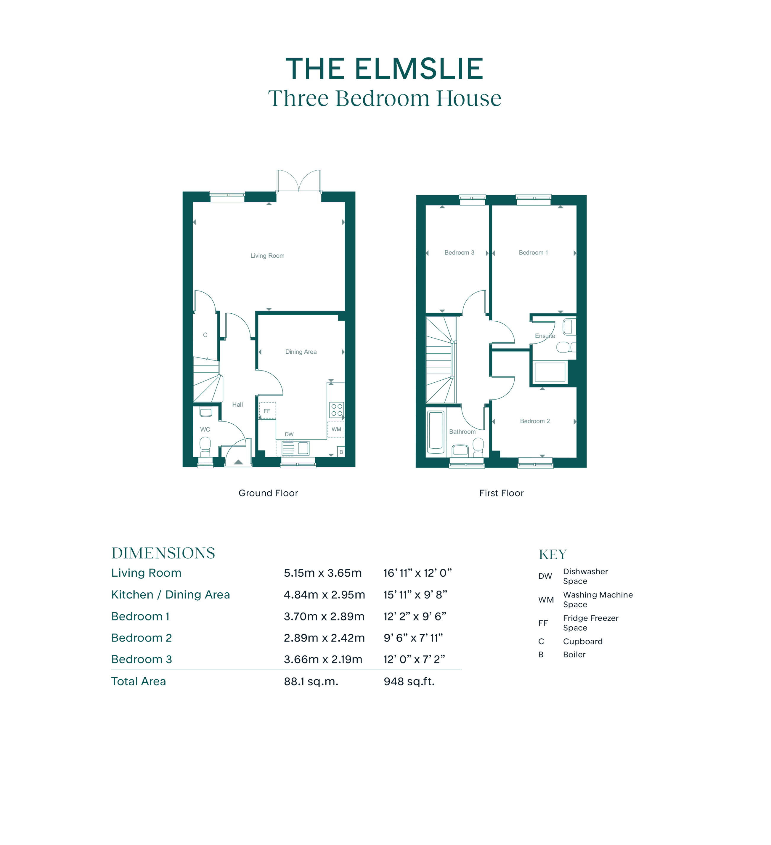 16 icarus place - Elmslie, Leaf Living at Redlands Grove, Wanborough, SN4, Wanborough floorplan