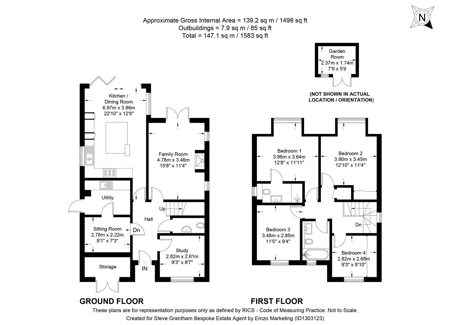 2, Willow Mews, London Road, Waterlooville floorplan