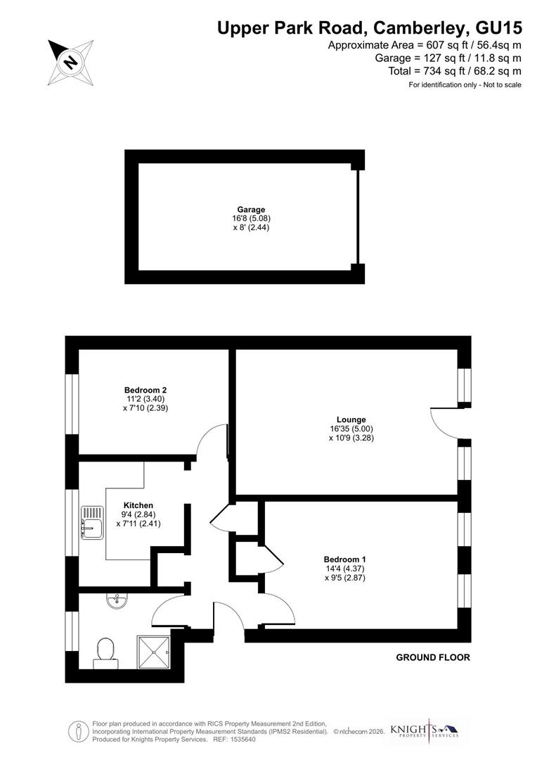 Queens Keep, Upper Park Road, Camberley floorplan