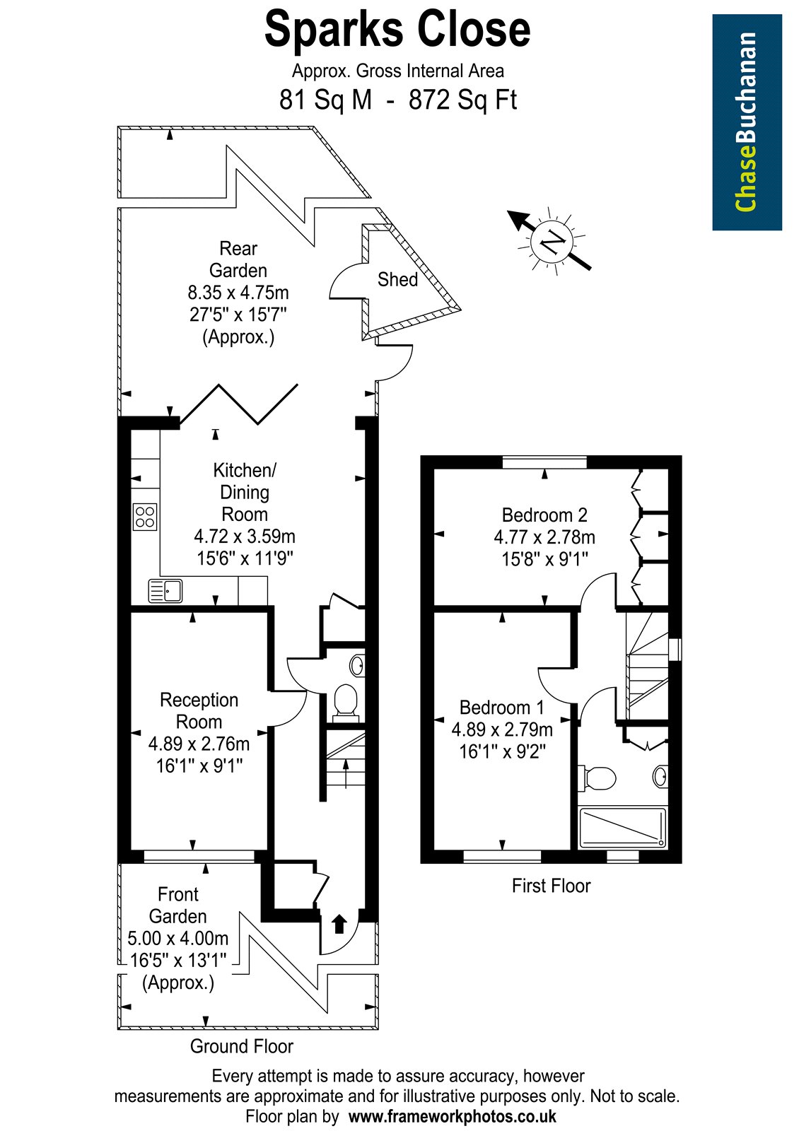 11, Sparks Close, Hampton floorplan