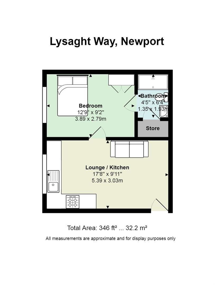 1 Bedrooms Flat to rent in Lysaght Way, Newport NP19