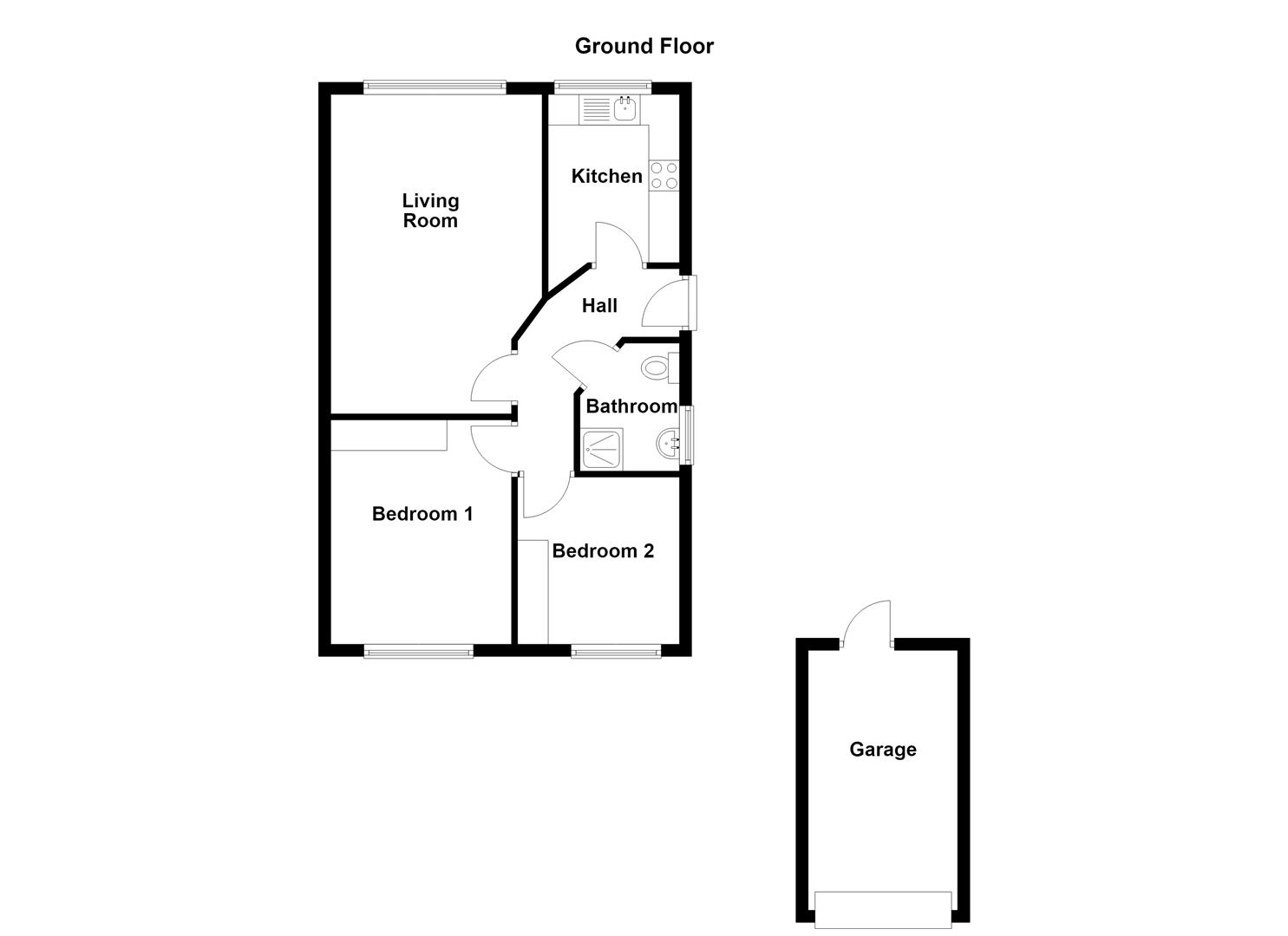 33, Wraggs Lane, Biddulph Moor floorplan