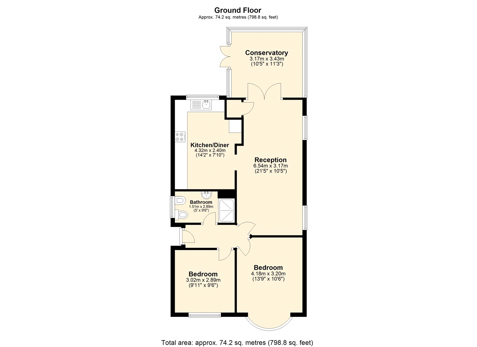 Heathview Avenue, Crayford, Dartford, Kent DA1, 2 bedroom bungalow for
