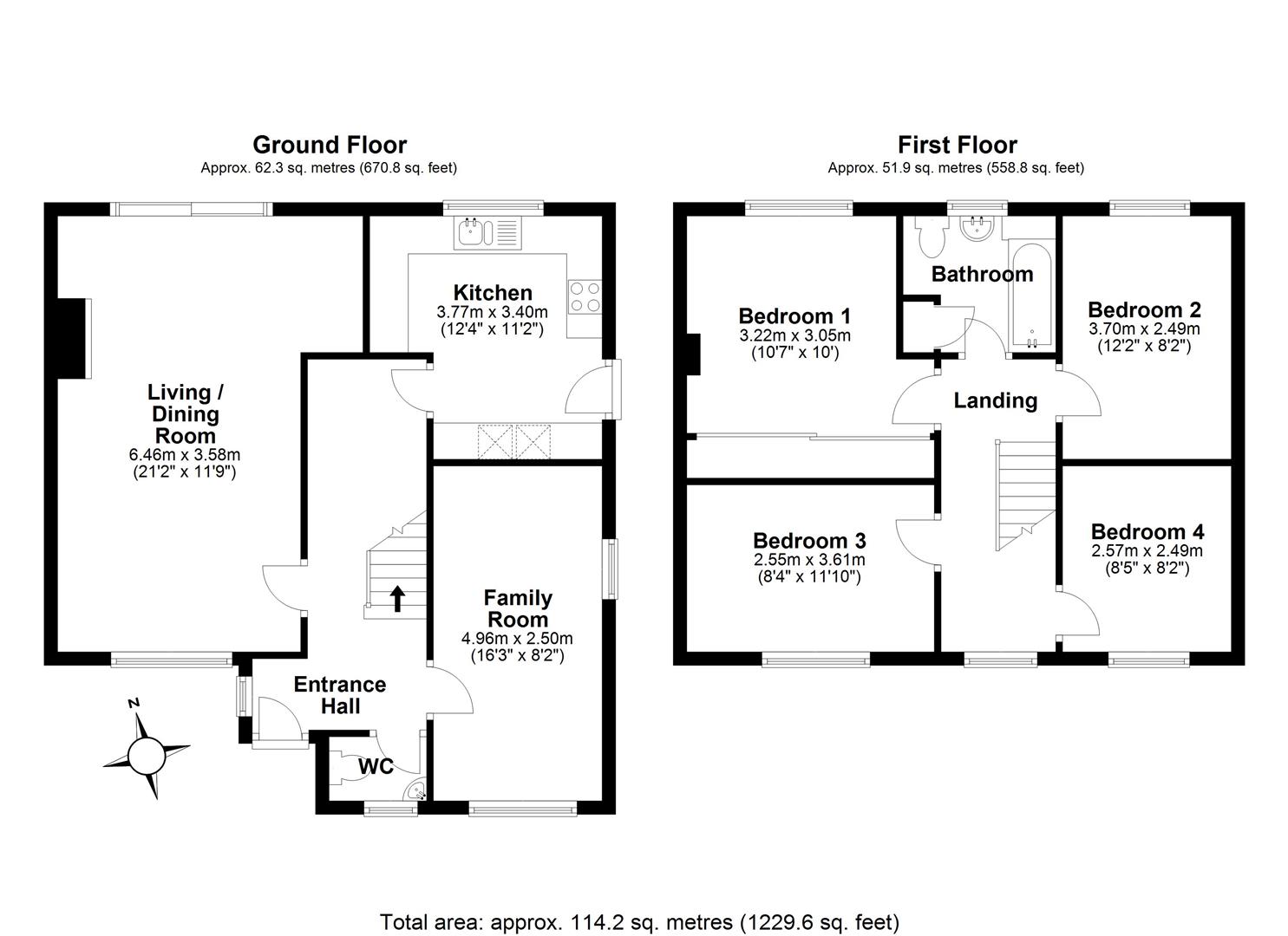 19, Worcester Avenue, Cambridge floorplan