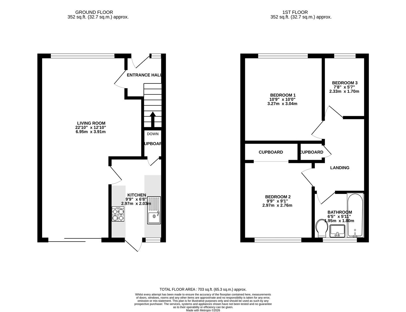 BUMPER, 411 Sipson Road, West Drayton floorplan