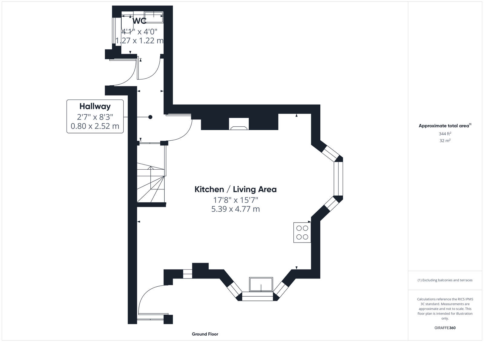 6, Crescent Place, Whitby floorplan