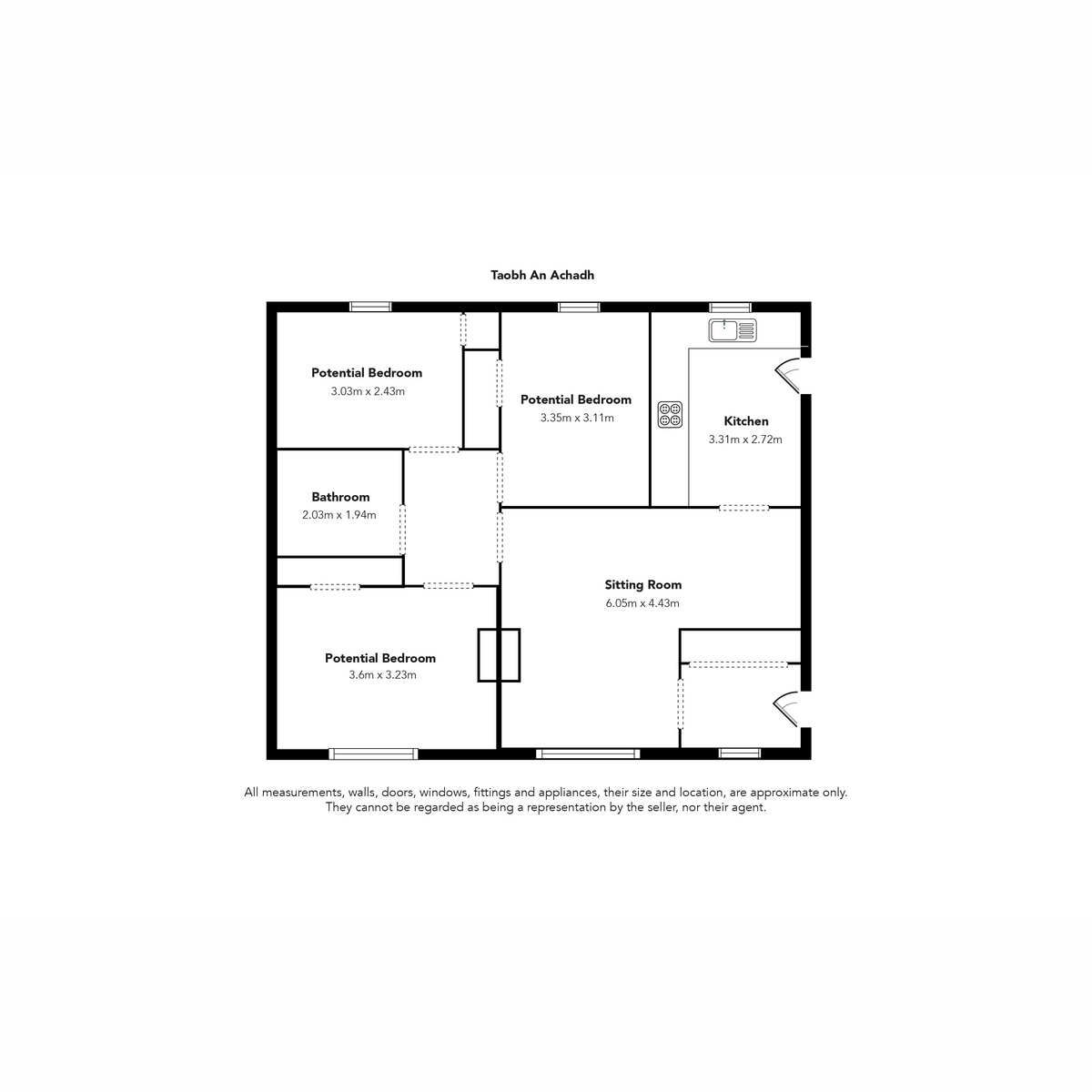 Taobh An Achadh, Ford, Lochgilphead floorplan