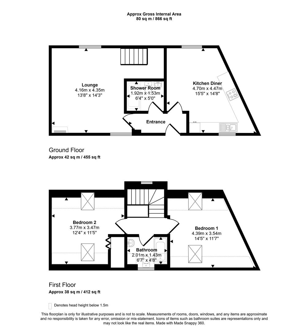 4 Pelcomb Cross Farm Cottages, Pelcomb Cross, Haverfordwest floorplan