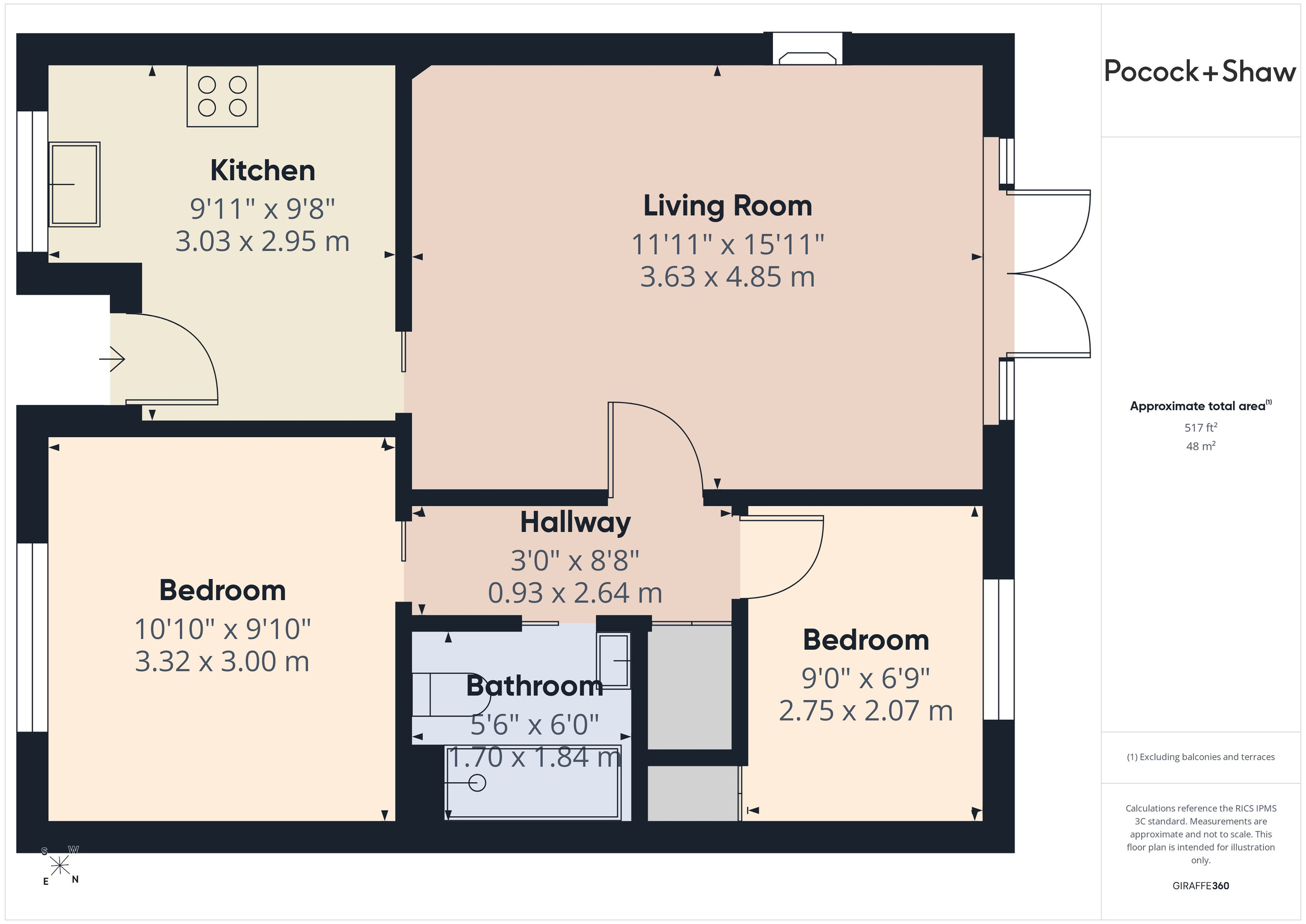 22 Moores Court, Cambridge floorplan