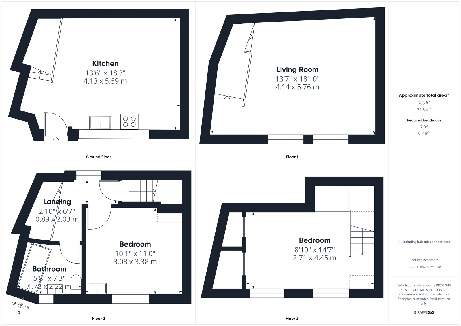 4,Ocean Cottage, Bensons Yard, Whitby floorplan