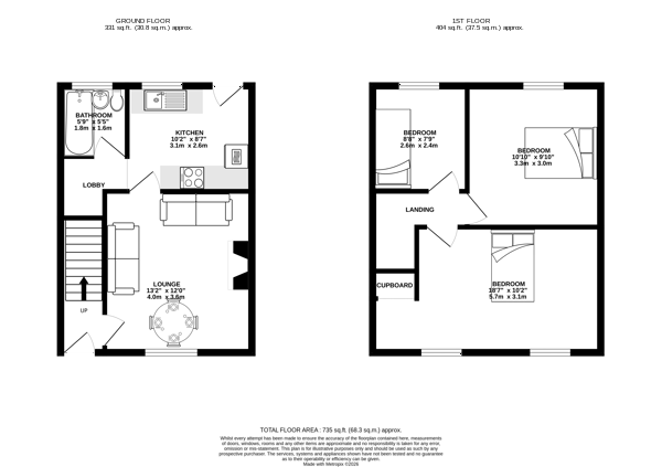 368, Kitts Green Road, West Midlands floorplan